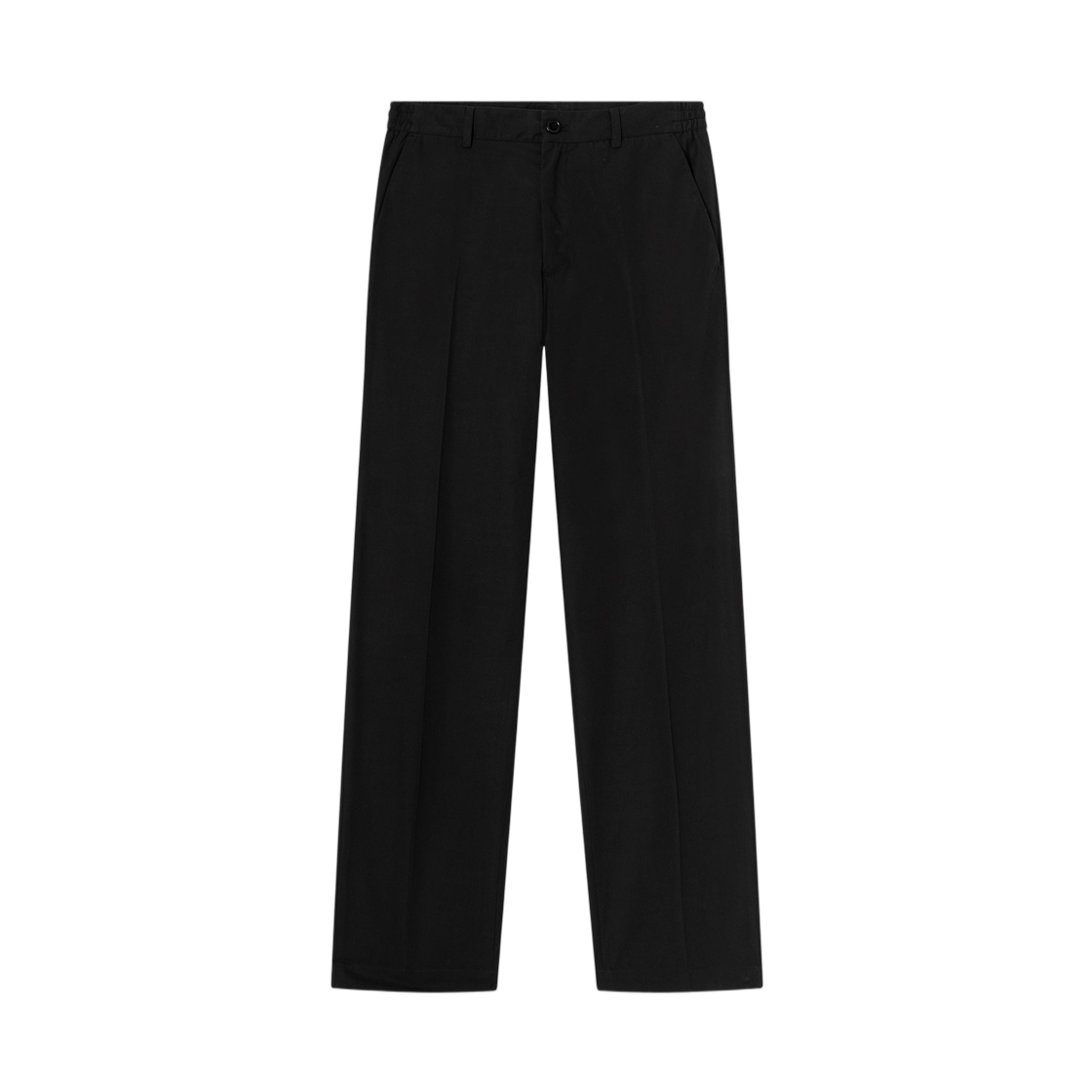 COHTF-H08024-LZZ A.P.C. Black Organic Cotton Trousers Noir