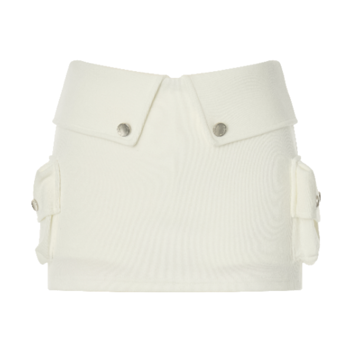 이유씨티 포켓 폴딩 미니스커트 - 아이보리(EUCT Pocket Folding Mini Skirt - Ivory) - 1