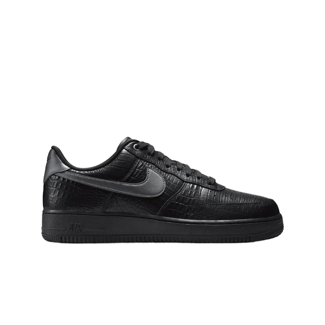 IV6306-010 Nike Air Force 1 '07 Black Metallic Dark Grey