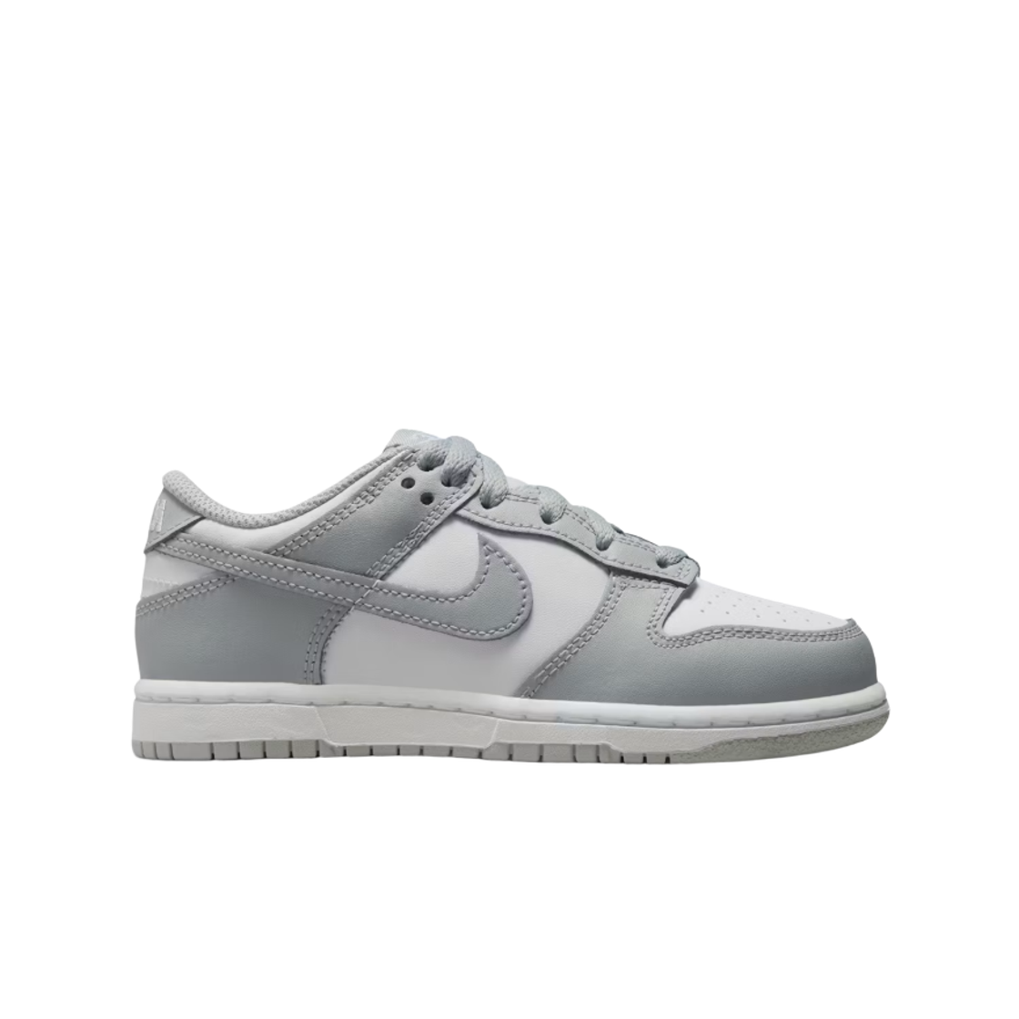 FB9108-123 (PS) Nike Dunk Low White Light Smoke Grey