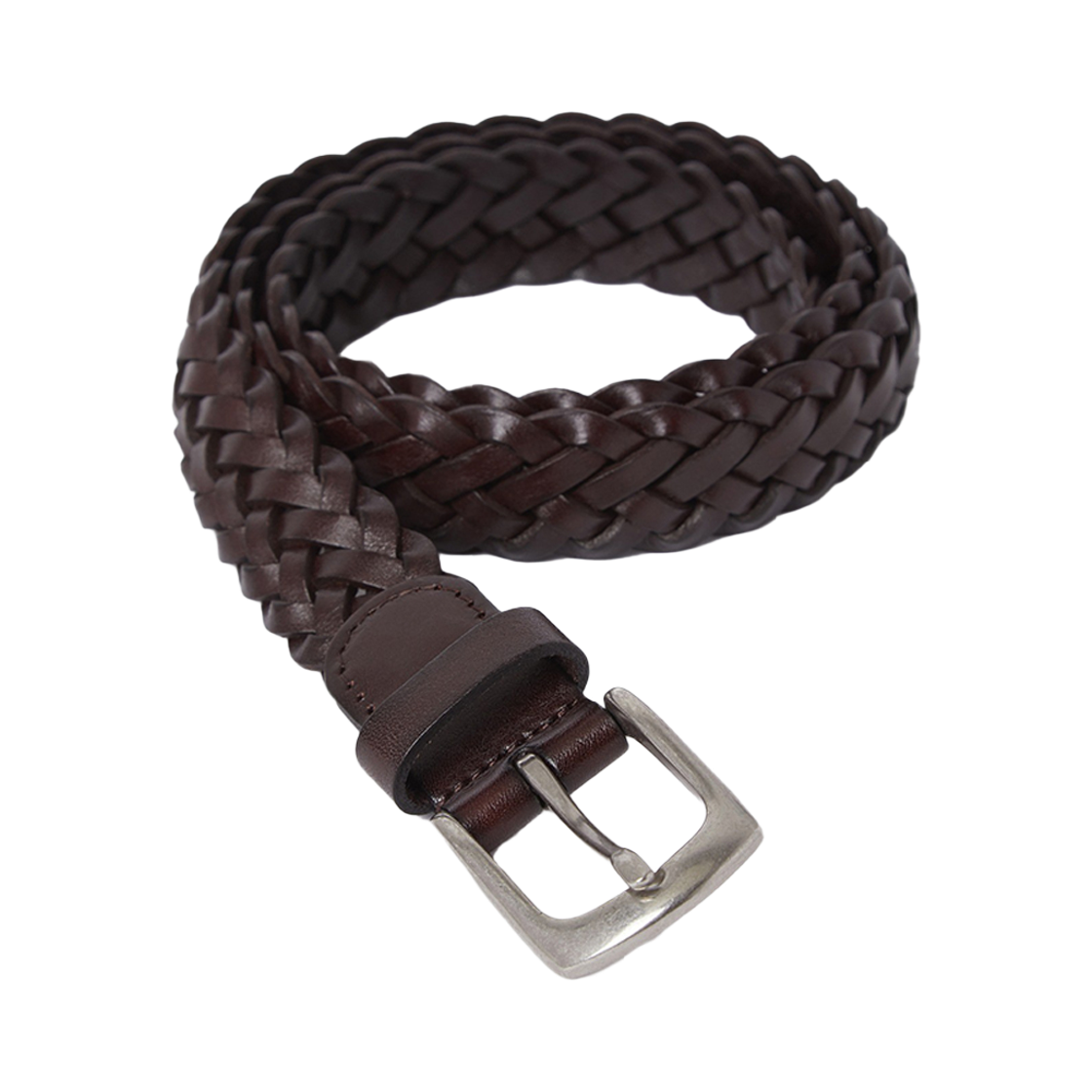 24/7 시리즈 이탈리안 레더 위빙 벨트 다크 브라운(24/7 series Italian Leather Weaving Belt Dark Brown) - 1