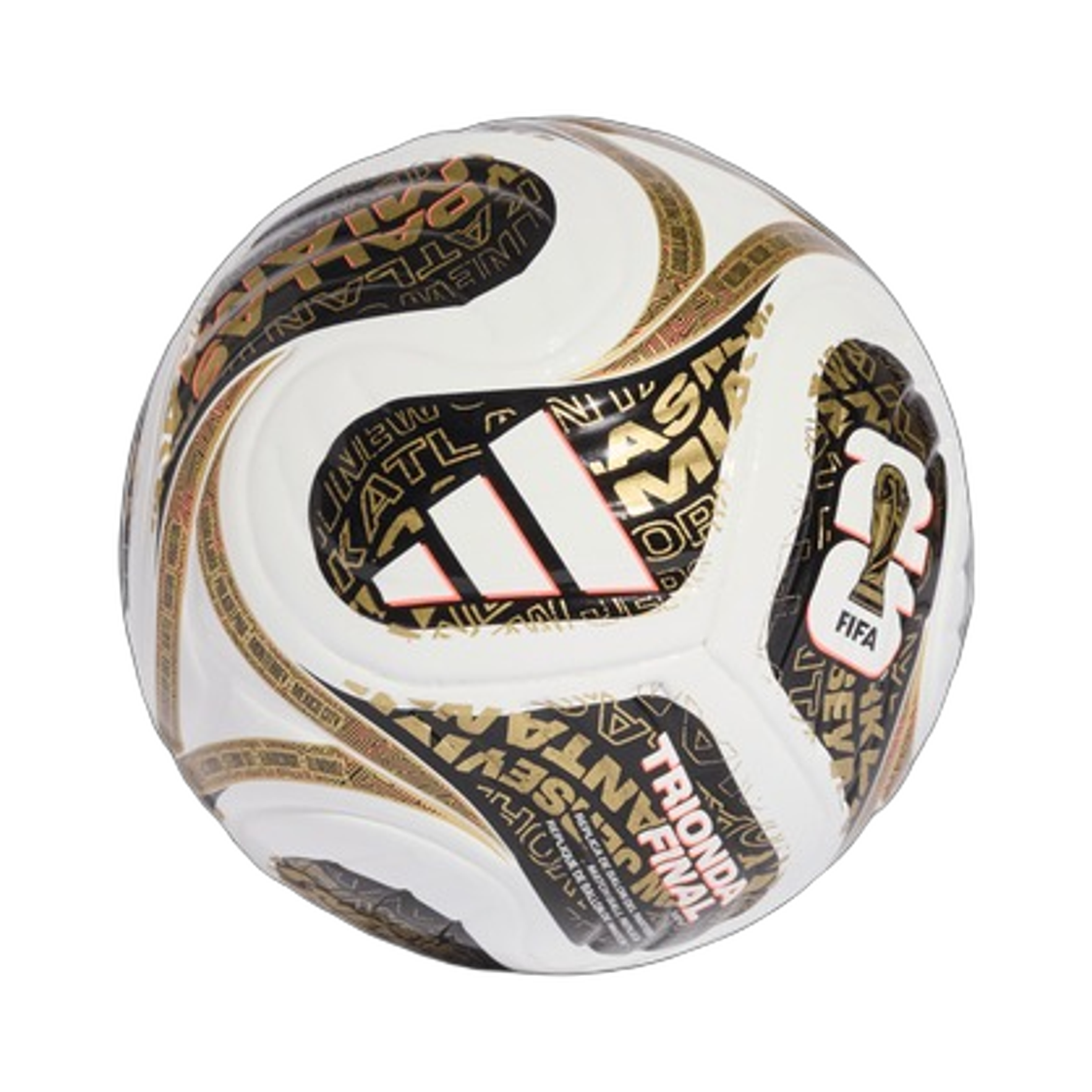 아디다스 26 피파 월드컵 트리온다 미니 볼 화이트 블랙(Adidas 26 FIFA World Cup Trionda Mini Ball White Black)