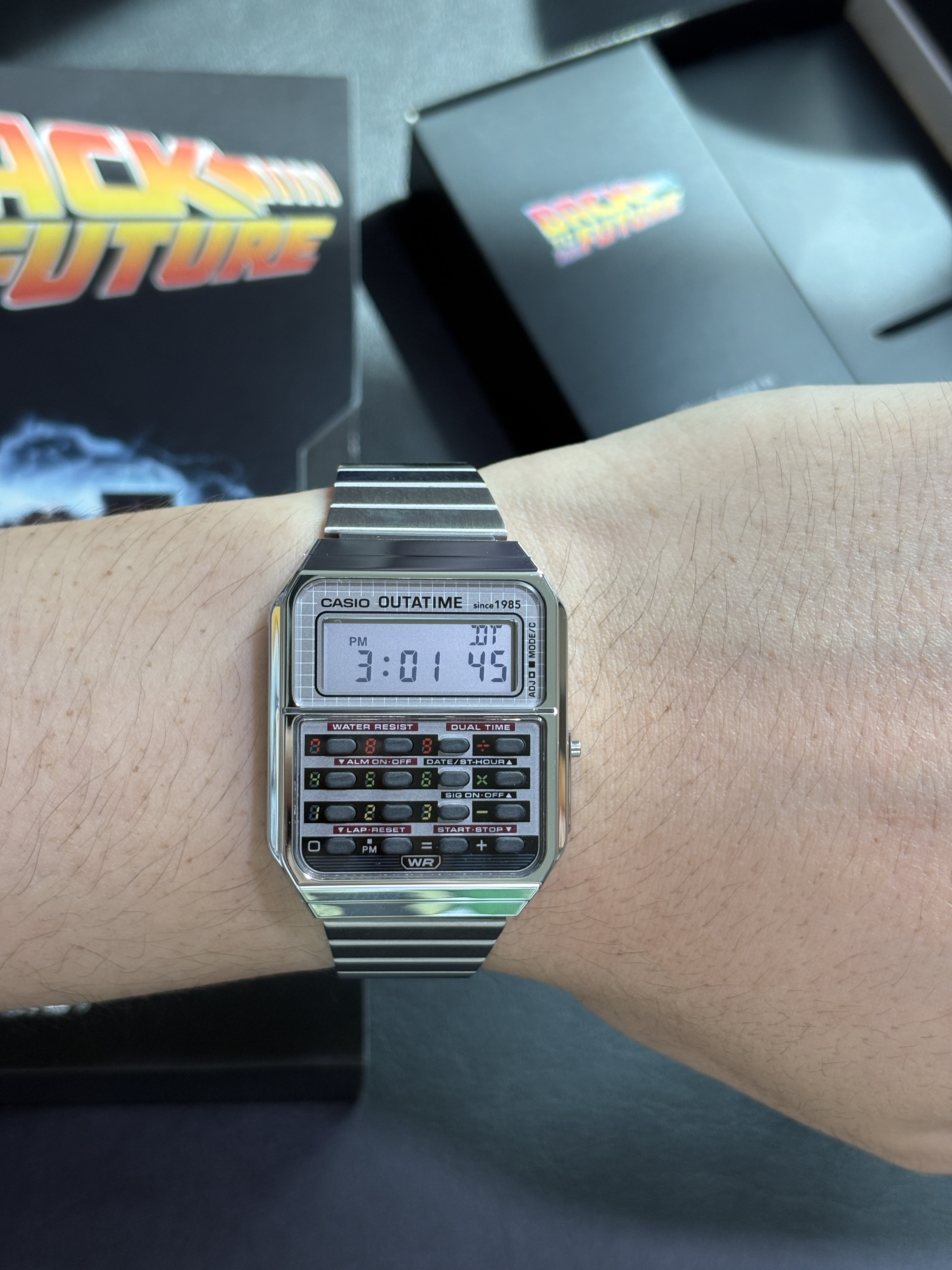Casio x Back to the Future CA-500WEBF-1A, Casio CA-53W-1 착용 스타일 - 5