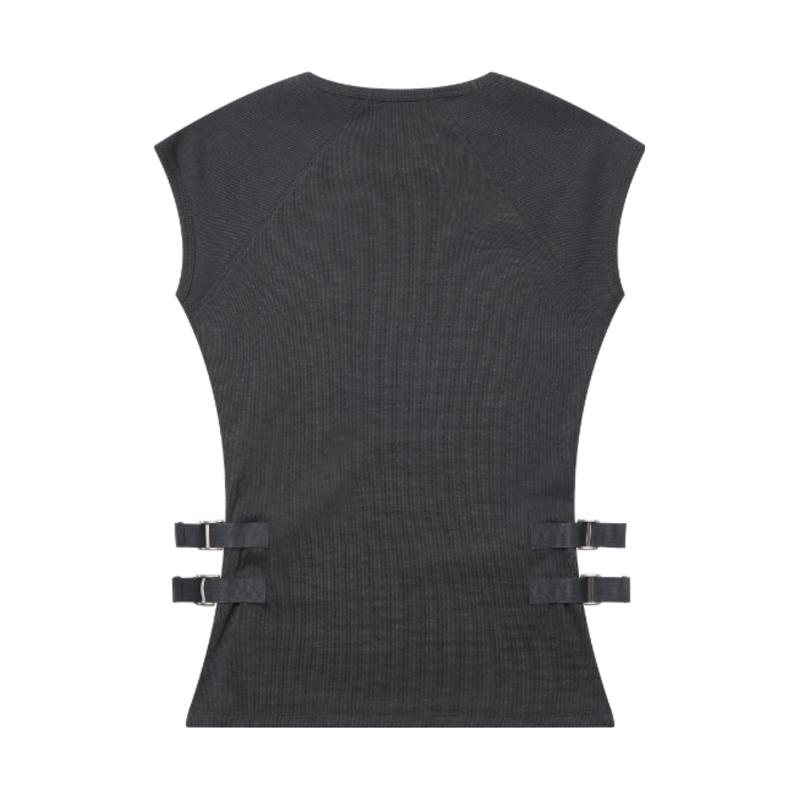 이유씨티 레글런 버클 티셔츠 - 차콜(EUCT Raglan Buckle T-Shirt - Chacoal) - 2