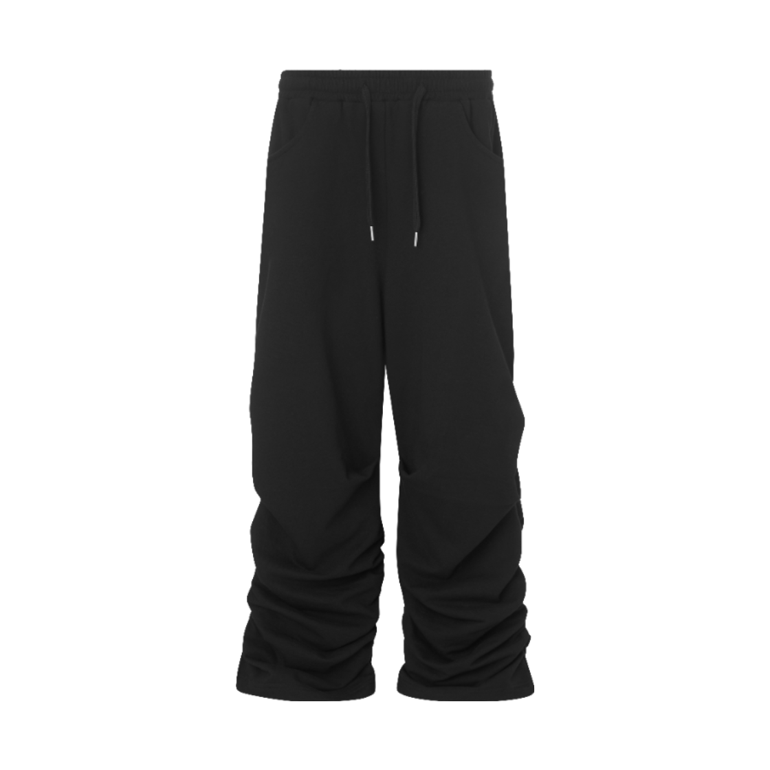 EU26SSPT01-BK EUCT Hotfix Shirred Symbol Sweatpants - Black