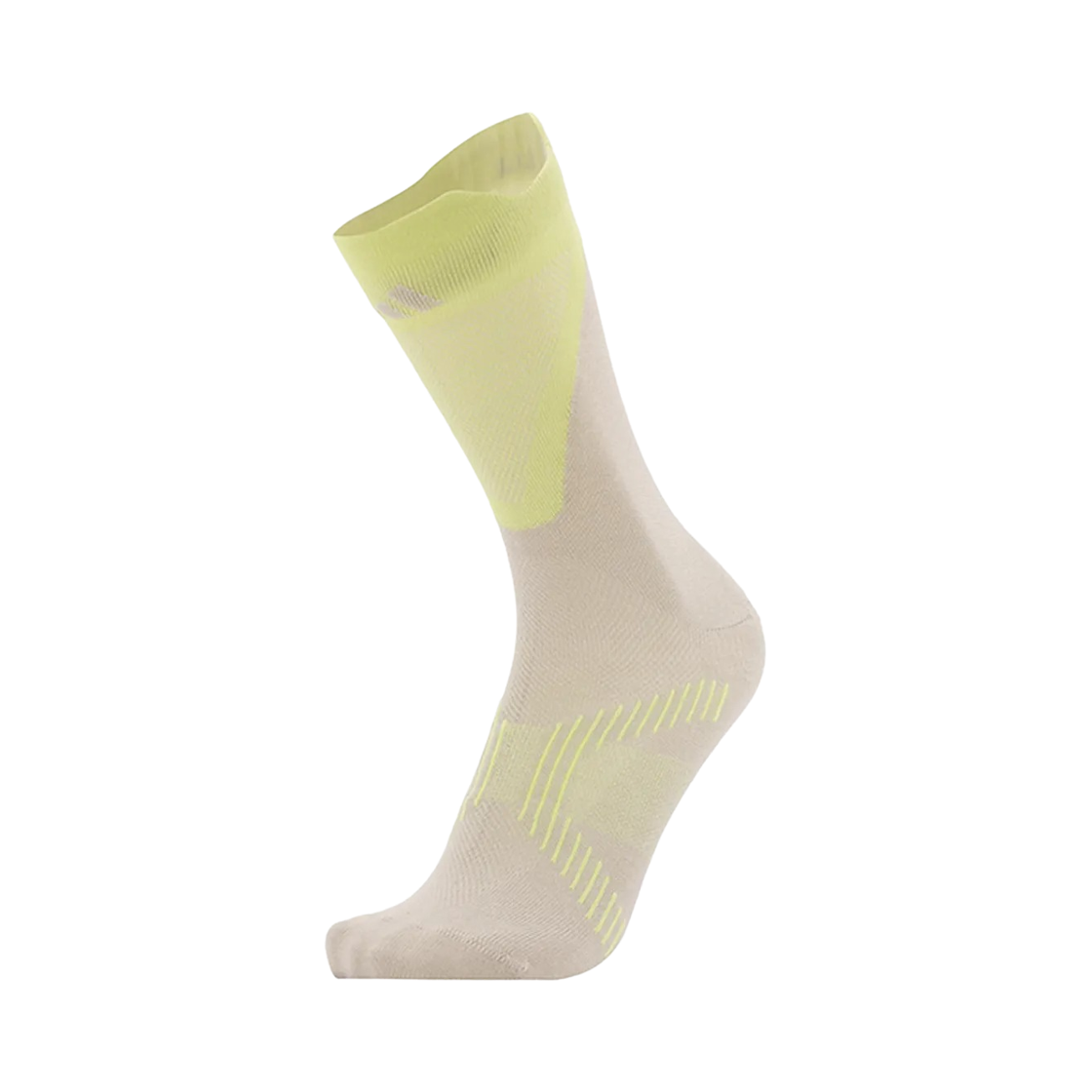 KV2941 Adidas Running Light Crew Socks Beige Frozen Lemon