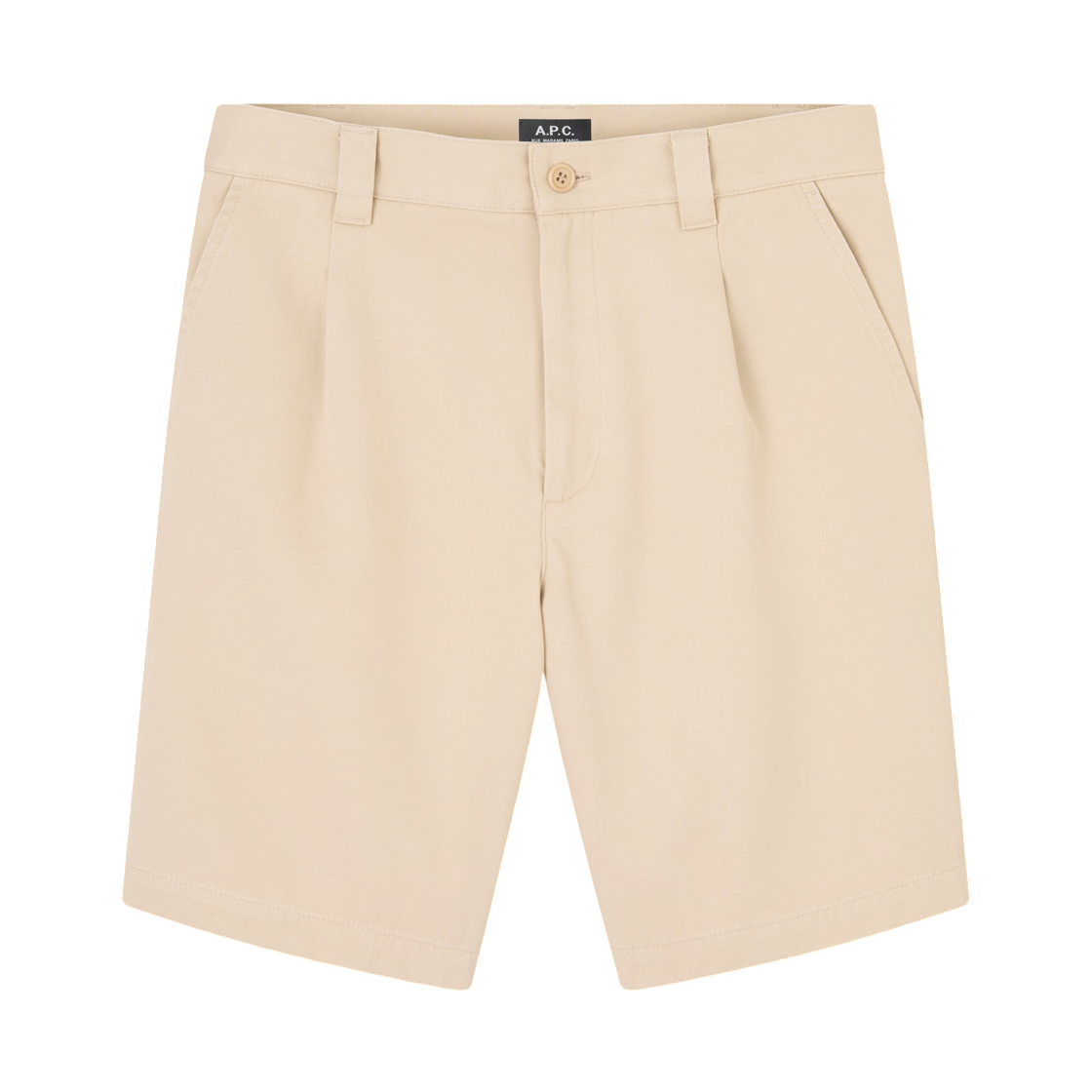 COHNZ-H10020-BAA A.P.C. Otis Bermuda Shorts Beige