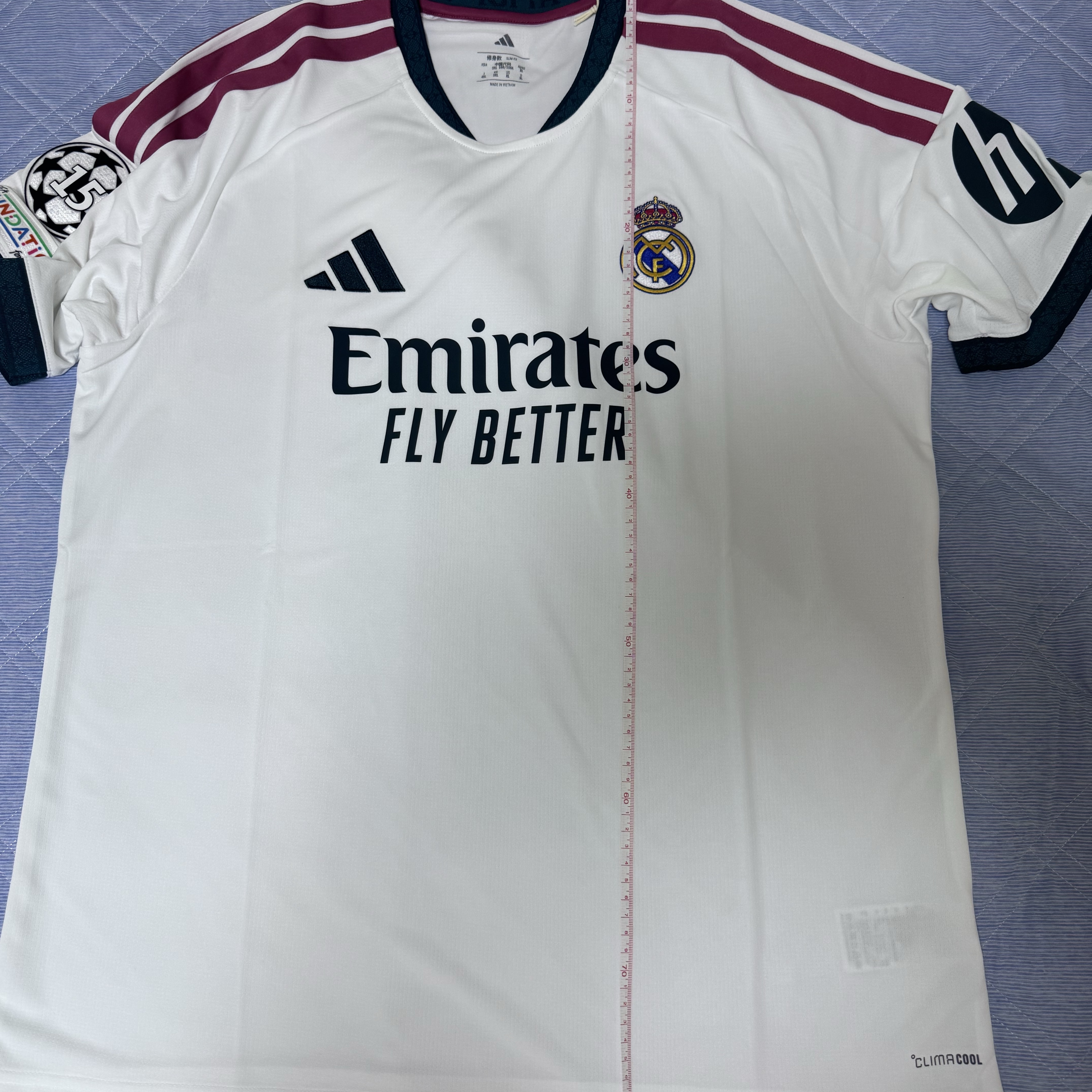 Adidas Real Madrid 2026/27 Home Jersey White - KR Sizing (Non Marking Ver.) 착용 스타일 - 7