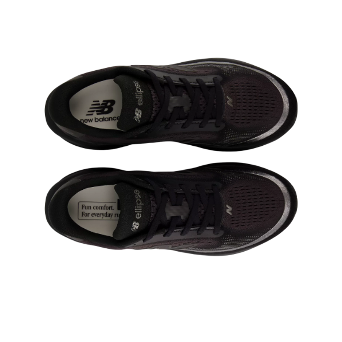 (W) 뉴발란스 엘립스 v1 블랙 블랙 메탈릭 - B 스탠다드((W) New Balance Ellipse v1 Black Black Metallic - B Standard) - 2