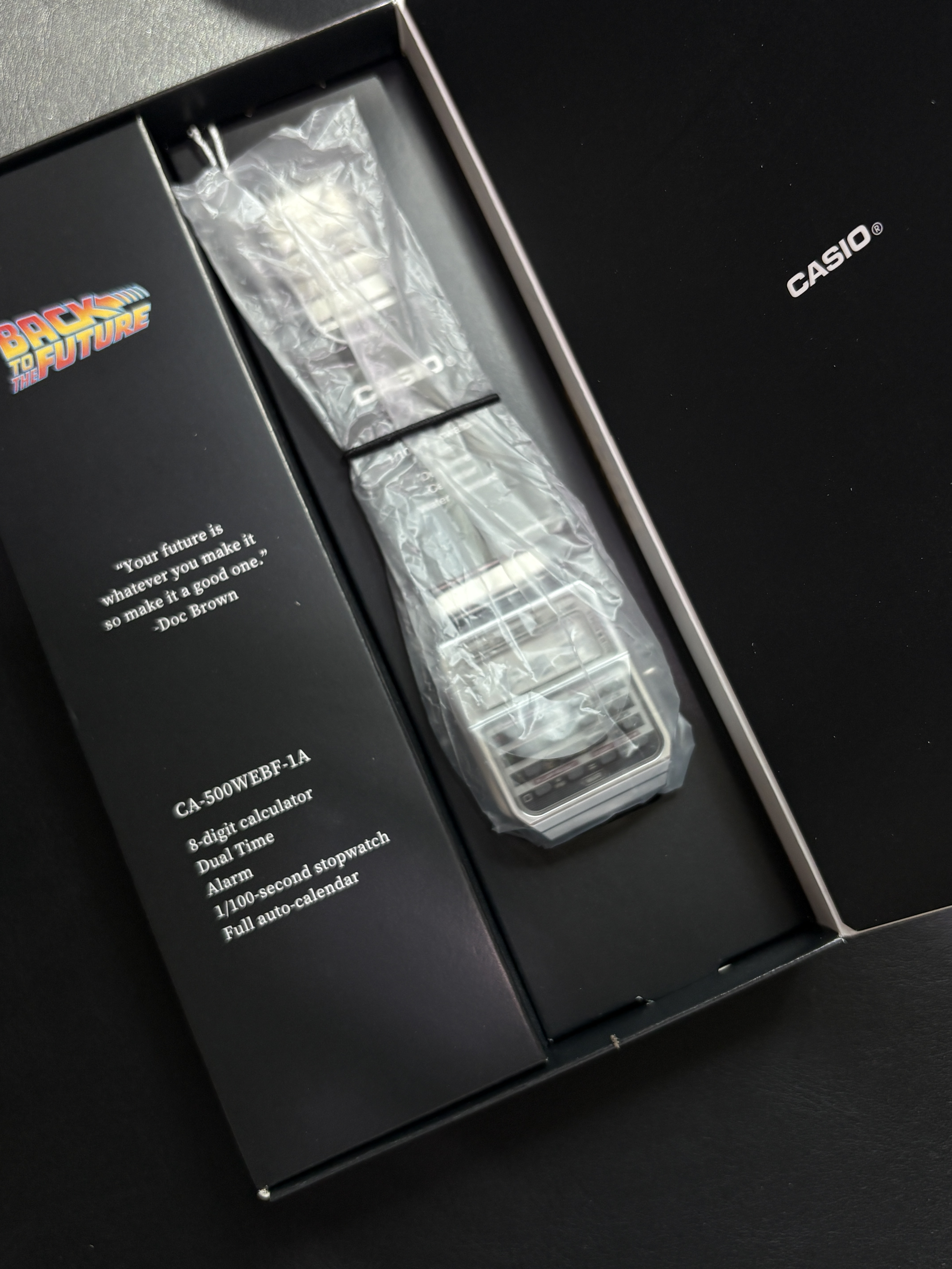 Casio x Back to the Future CA-500WEBF-1A, Casio CA-53W-1 착용 스타일 - 2