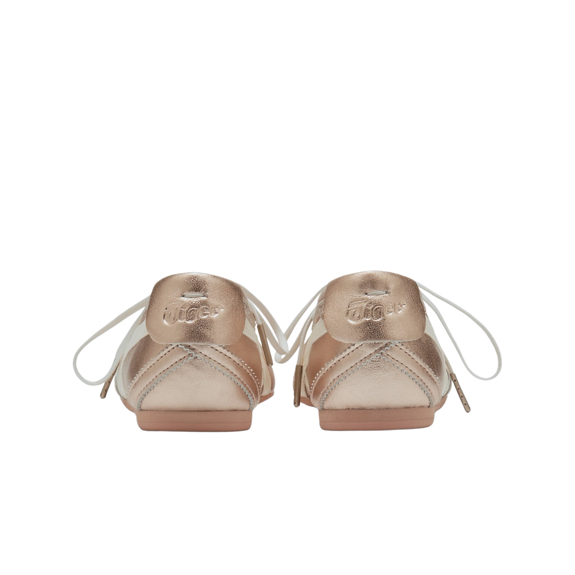 (W) 오니츠카 타이거 짐나리나 로즈 골드 크림((W) Onitsuka Tiger Gymnarina Rose Gold Cream) - 3