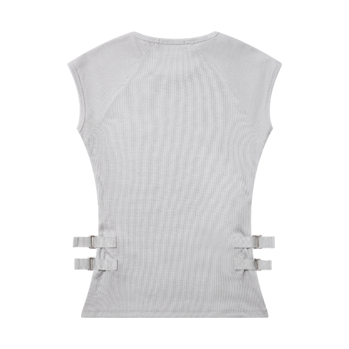 이유씨티 레글런 버클 티셔츠 - 그레이(EUCT Raglan Buckle T-Shirt - Grey) - 2