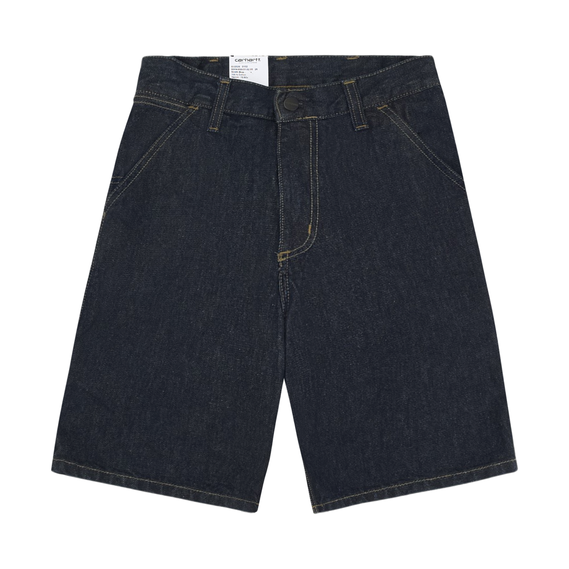 칼하트 WIP 스미스 데님 싱글 니 쇼츠 블루 린스드(Carhartt WIP Smith Denim Single Knee Short Blue Rinsed) - 2