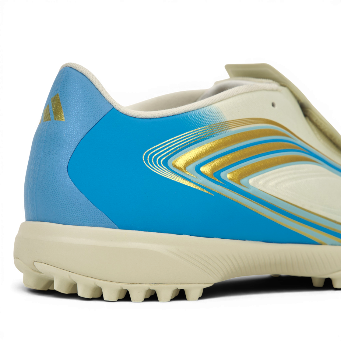 아디다스 F50 메시 리그 TF 아이보리 세미 블루 버스트(Adidas F50 Messi League TF Ivory Semi Blue Burst) - 8