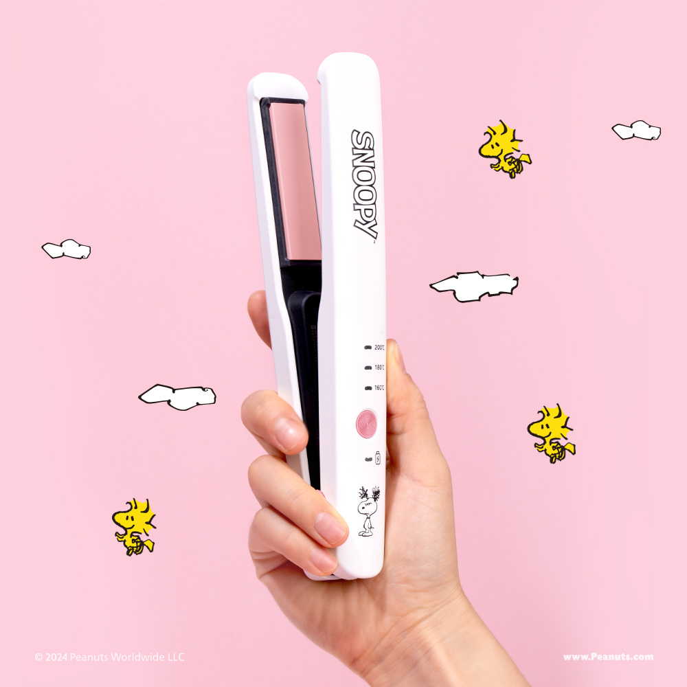로이체 피너츠 스누피 충전식 휴대용 무선 미니 고데기(Royche Peanuts Snoopy Rechargeable Portable Cordless Mini Hair Straightener) - 5
