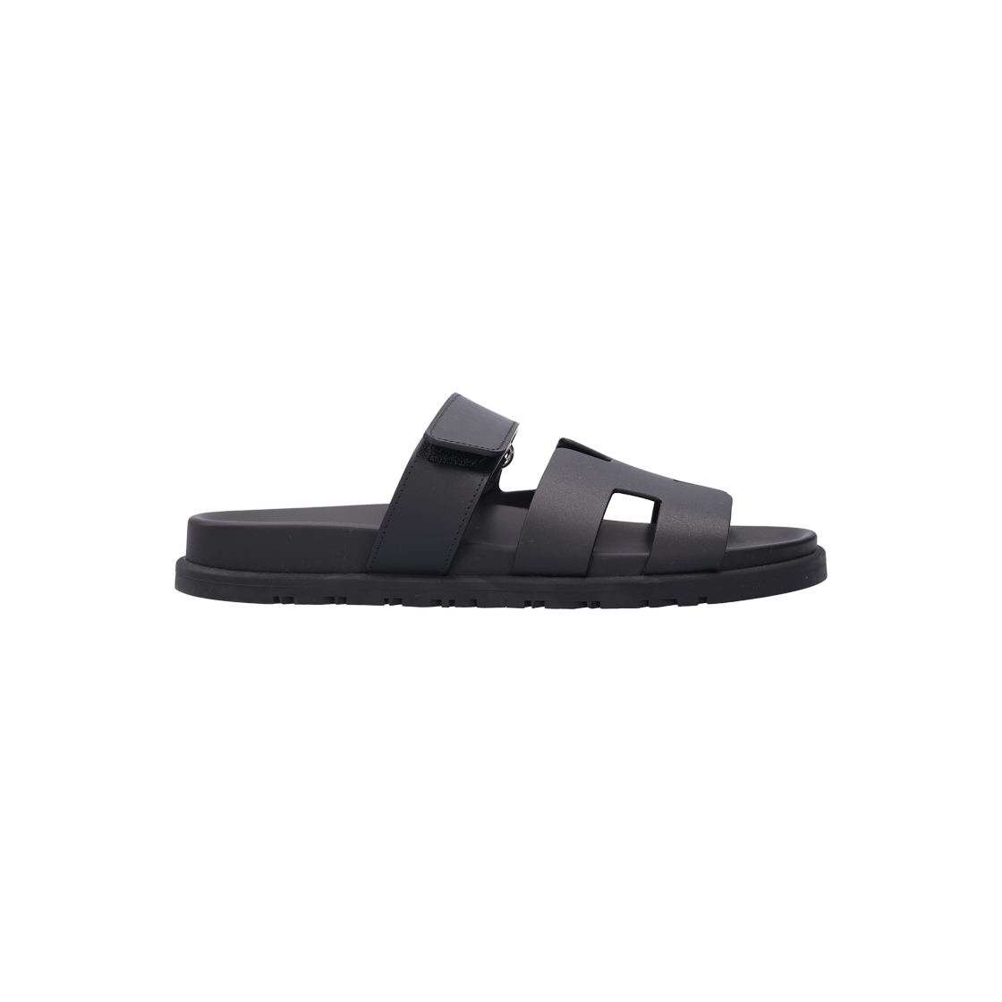 ITIRNO4B6UHJ Hermes H222100Z02 Cypre Sandals in Black Calfskin
