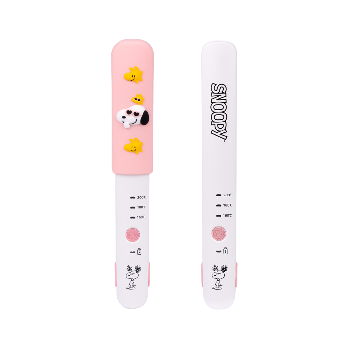 로이체 피너츠 스누피 충전식 휴대용 무선 미니 고데기(Royche Peanuts Snoopy Rechargeable Portable Cordless Mini Hair Straightener)