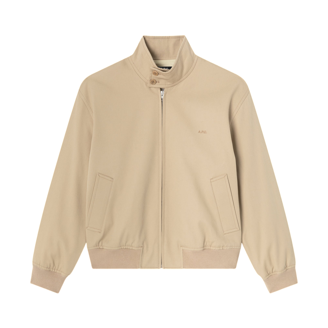COHLC-H32047-BAA A.P.C. Zipped Jacket Beige