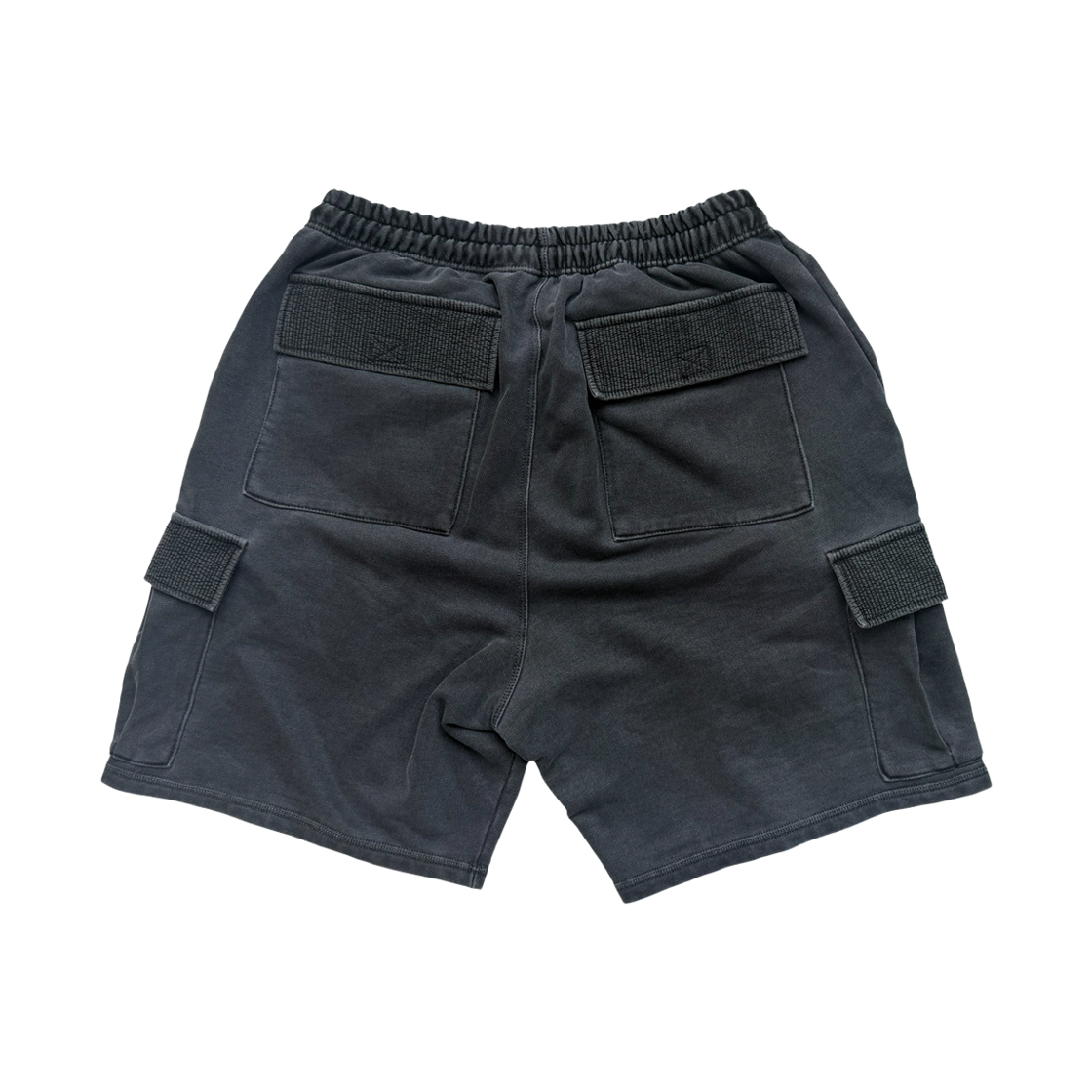 갈릭블루스 워시드 카고 스웻 쇼츠 차콜(GARLICBLUES Washed Cargo Sweat Shorts(Charcoal)) - 4