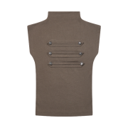 EUCT Napoleon Half Neck T-Shirt - Khaki
