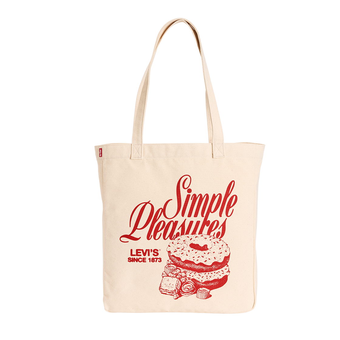 리바이스 에브리데이 그래픽 토트백 레드(Levi's Everyday Graphic Tote Red)