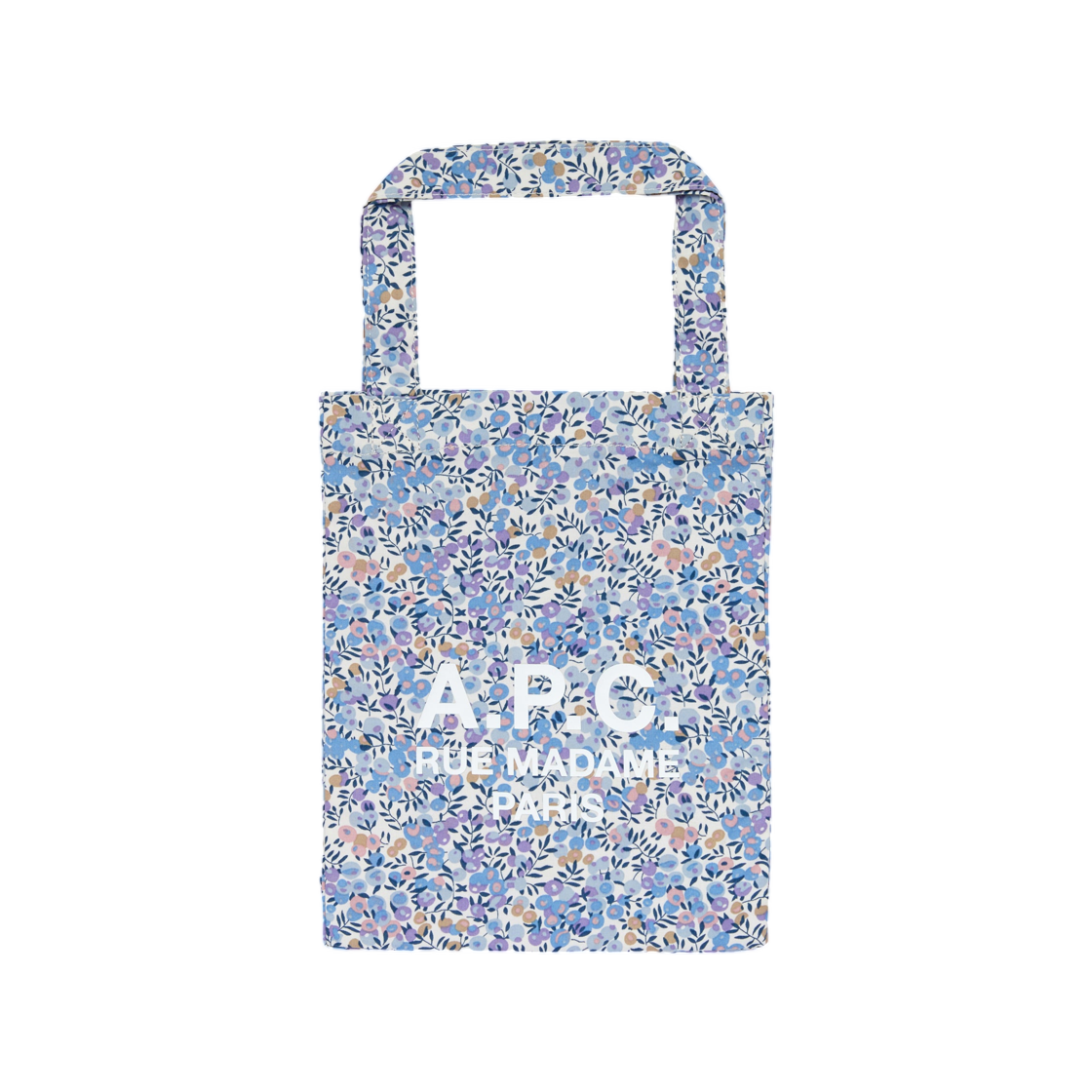COHOT-M67065-IAA A.P.C. Lou Rue Madame Small Tote Bag Bleu