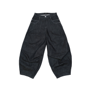 I FEEL LUCKY Jumbo Dart Wide Pants Raw Denim