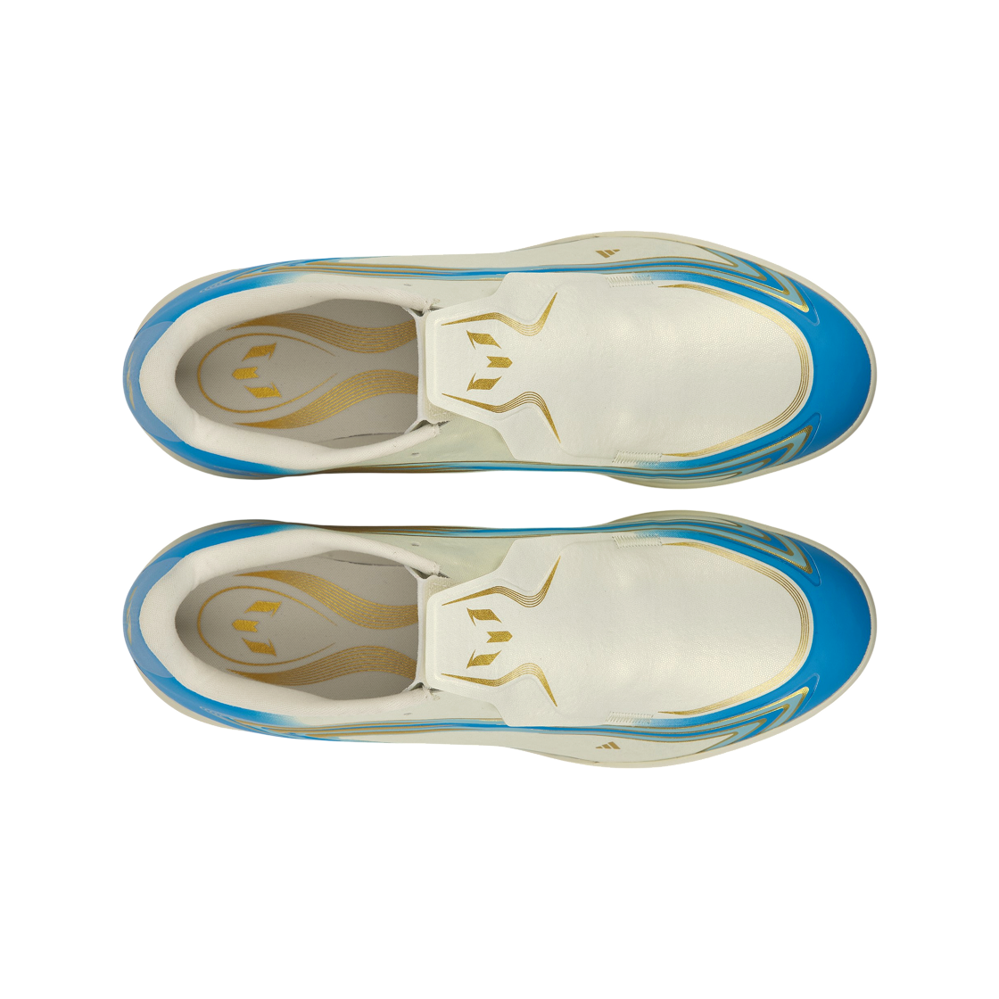 아디다스 F50 메시 리그 TF 아이보리 세미 블루 버스트(Adidas F50 Messi League TF Ivory Semi Blue Burst) - 5