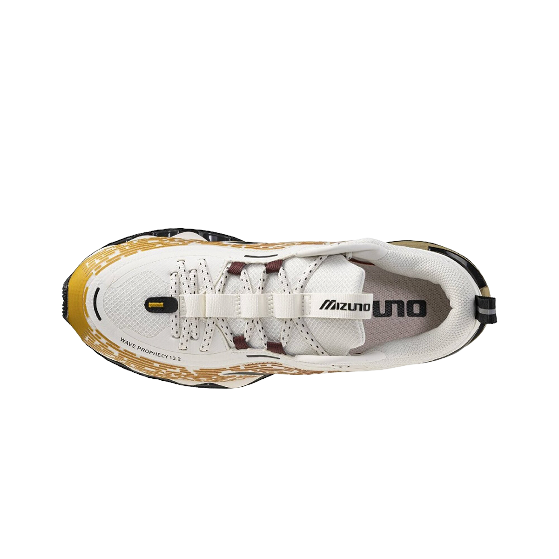 미즈노 웨이브 프로페시 13.2 하베스트 골드 블랙 스노우 화이트(Mizuno Wave Prophecy 13.2 Harvest Gold Black Snow White) - 4