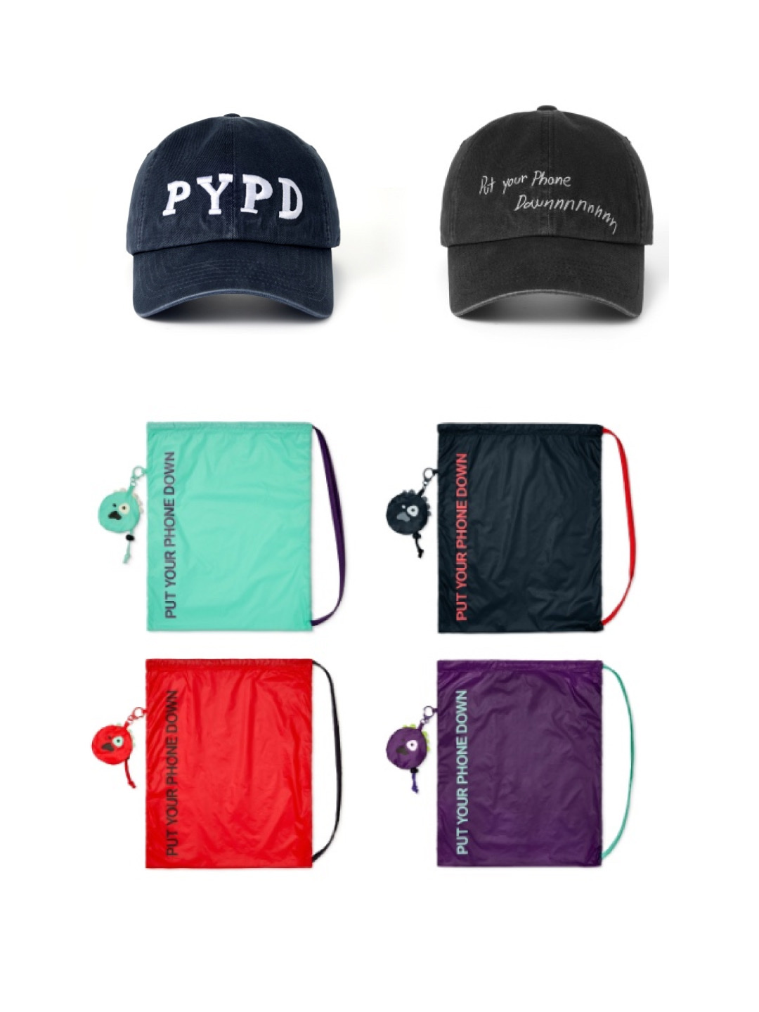 CORTIS 2026 Tour Put Your Phone Down TOUR Ball Cap Black Blue Ver., CORTIS 2026 Tour Put Your Phone Down TOUR Routing T-Shirt & Photo Tag Set ์ฐฉ์ฉ ์คํ์ผ - 3