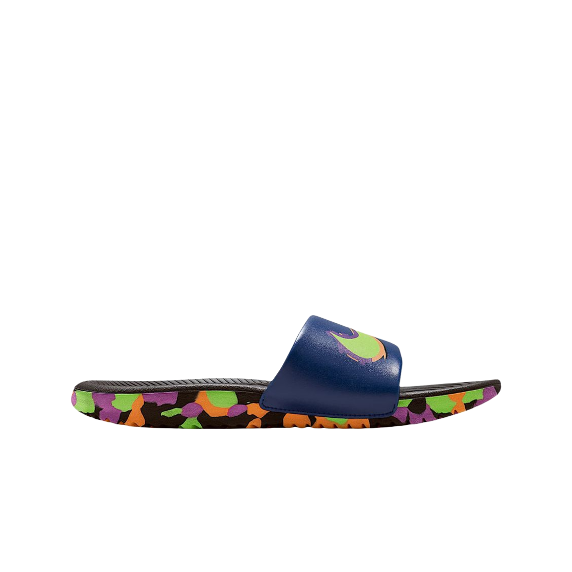 IM5714-001 (GS) Nike Kawa Slide SE Black Blue Void