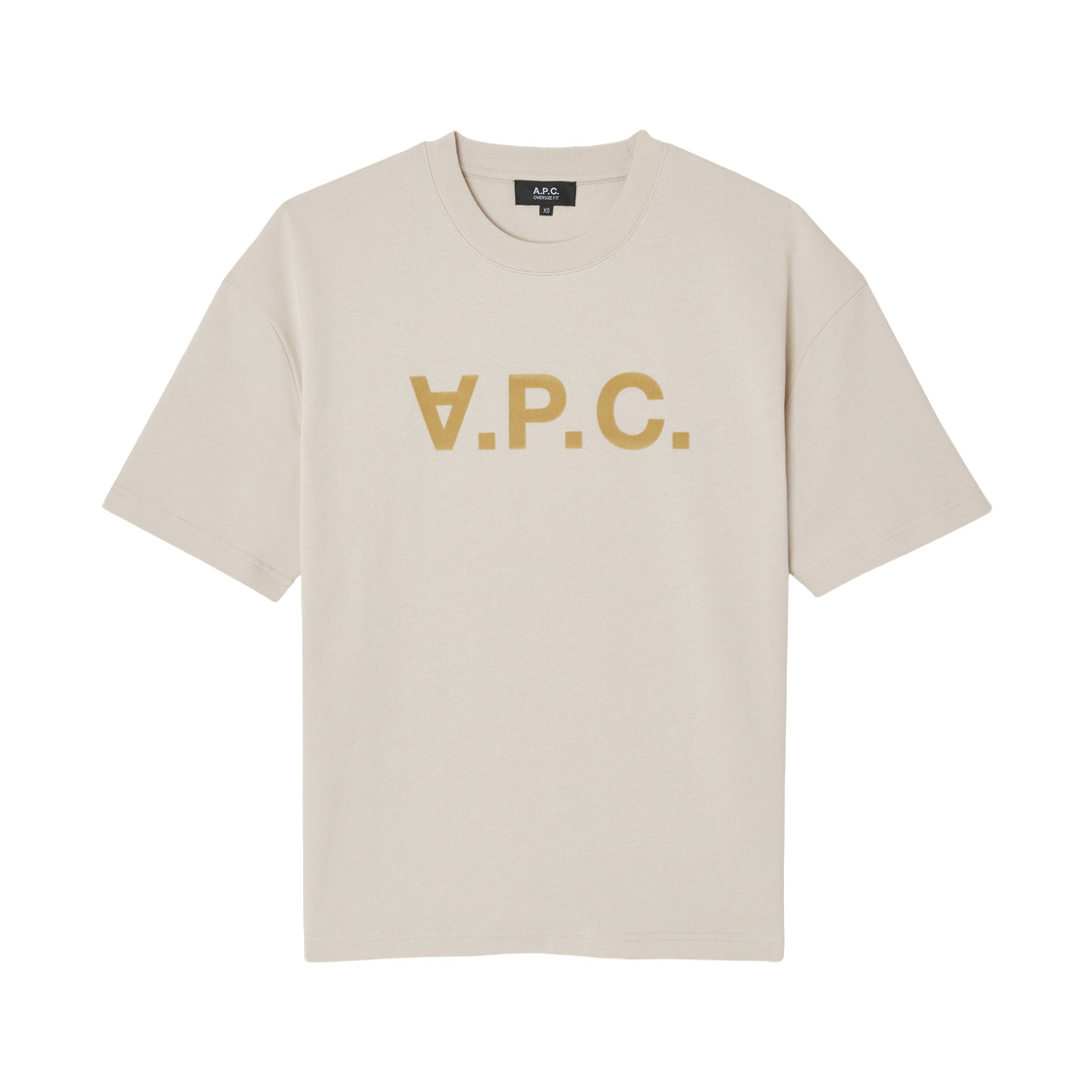 COHLR-M26385-AAD A.P.C. Loose Fit VPC T-Shirt Ecru