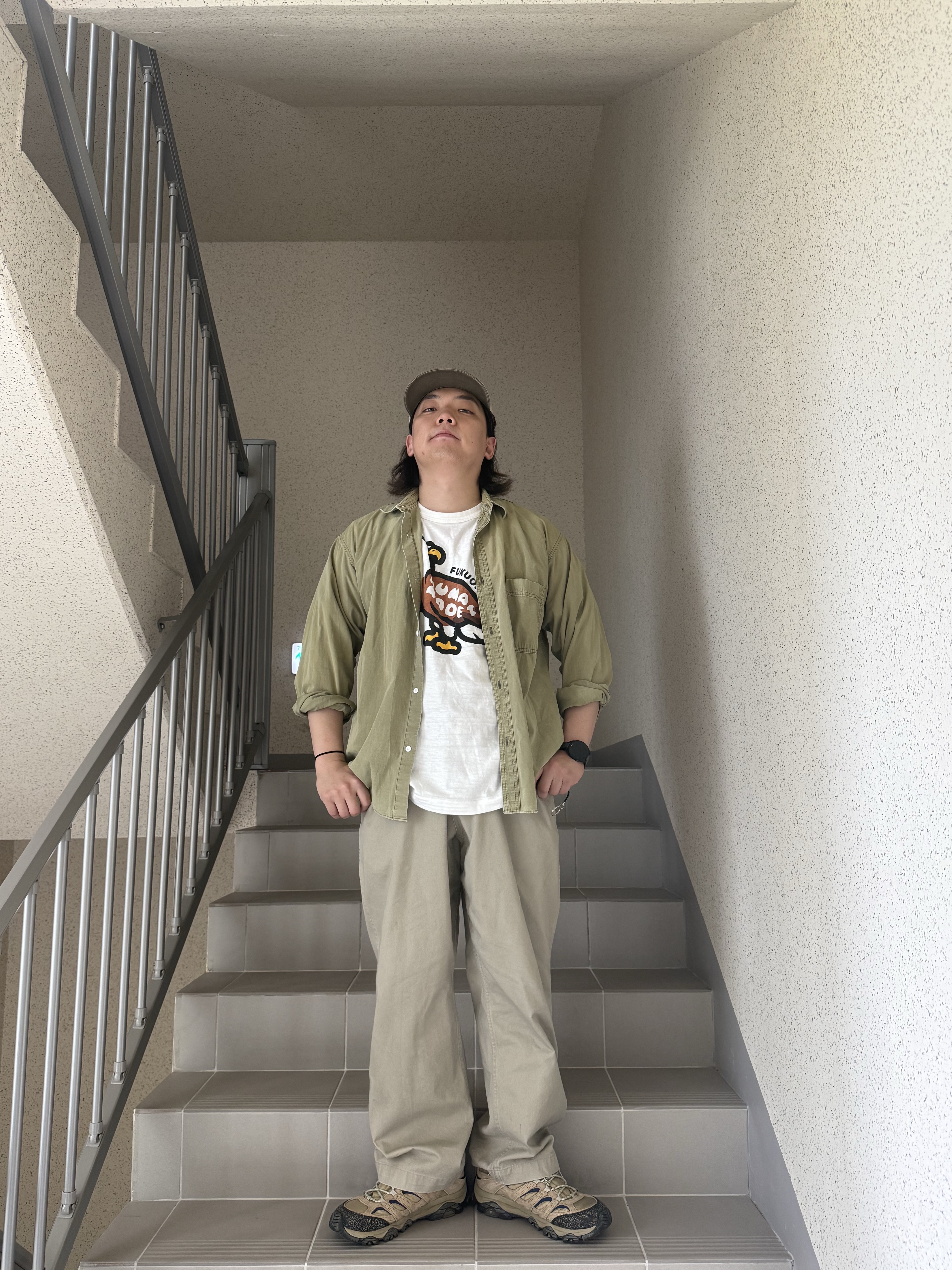 Merrell x Khakis Moab 3 Khaki 착용 스타일 - 5
