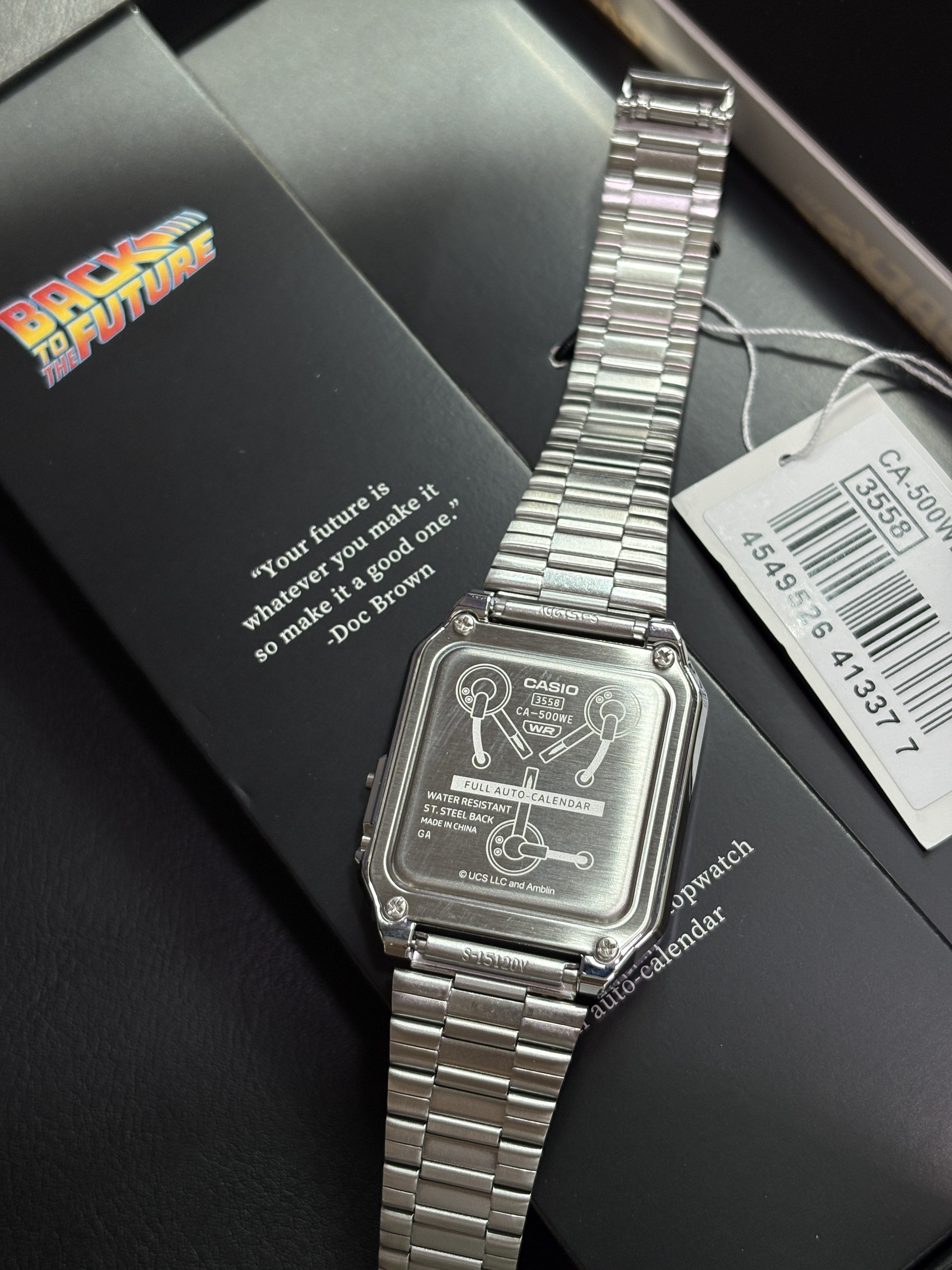 Casio x Back to the Future CA-500WEBF-1A, Casio CA-53W-1 착용 스타일 - 3