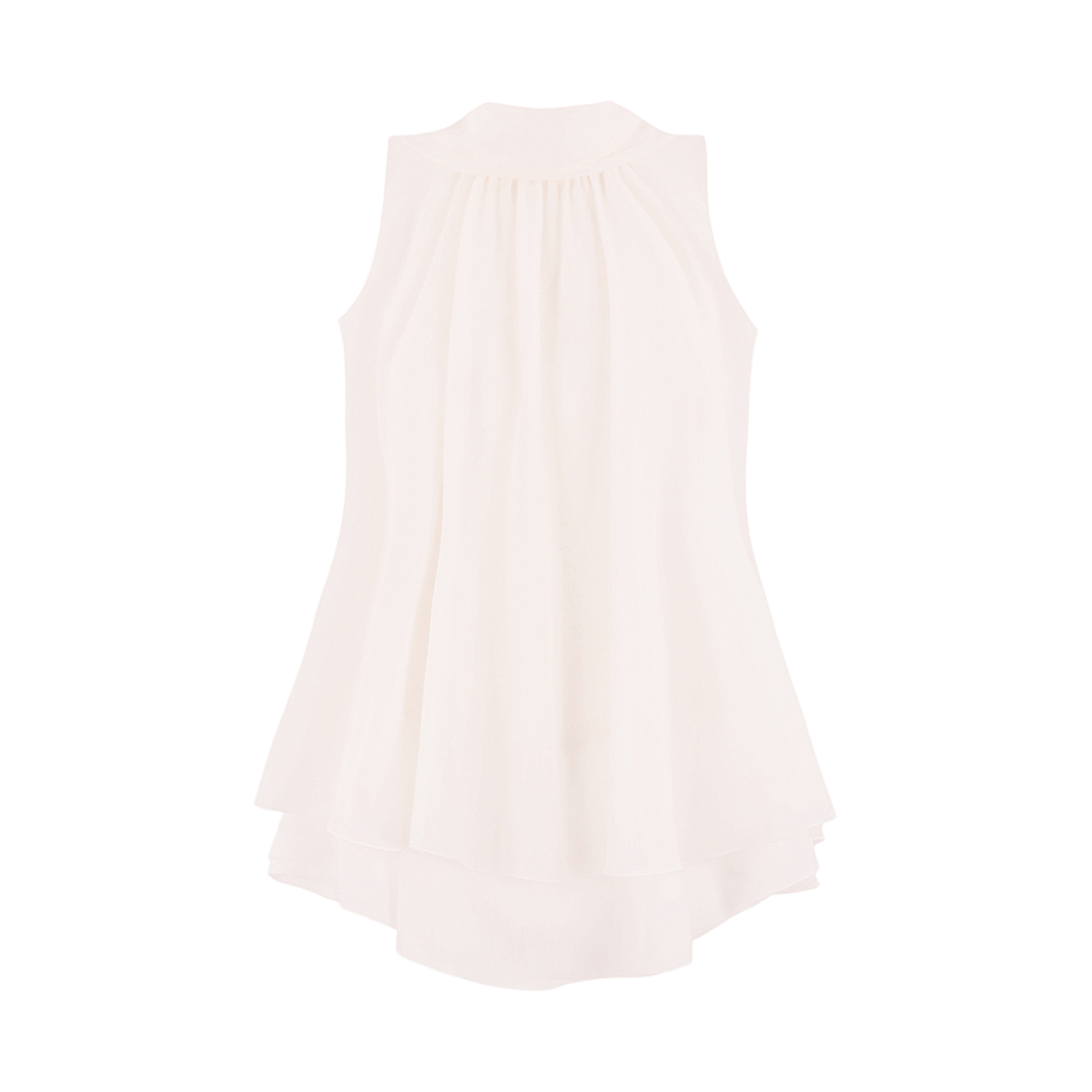 레이즈미야 유이 러플 블라우스 피치 핑크(REISE MIYA Yui Ruffle Blouse Peach Pink)