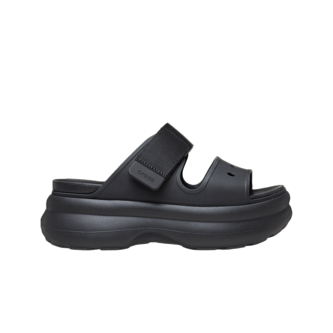 212861-001 (W) Crocs Soho Two Strap Sandal Black