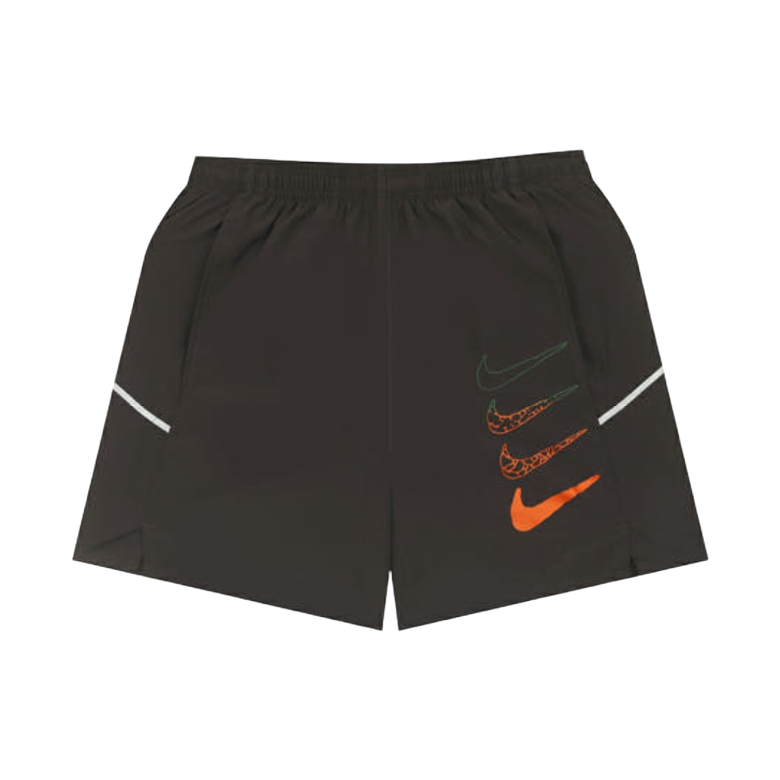 IW1080-009 Nike Miler Dri-Fit 5 Inch Brief Lined Running Shorts Tar - Asia