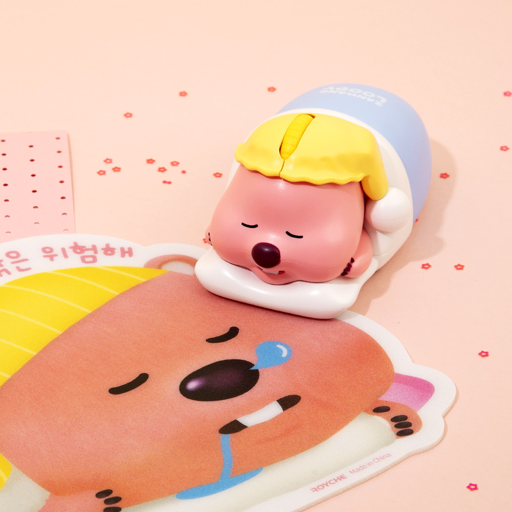 로이체 잔망루피 저소음 멀티페어링 휴대용 블루투스 무선 피규어 마우스(Royche Zanmang Loopy Silent Multi-Pairing Portable Bluetooth Wireless Figure Mouse) - 3