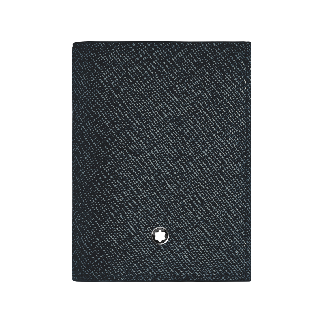 220391 Montblanc Sartorial 4cc Card Holder Tweed Blue