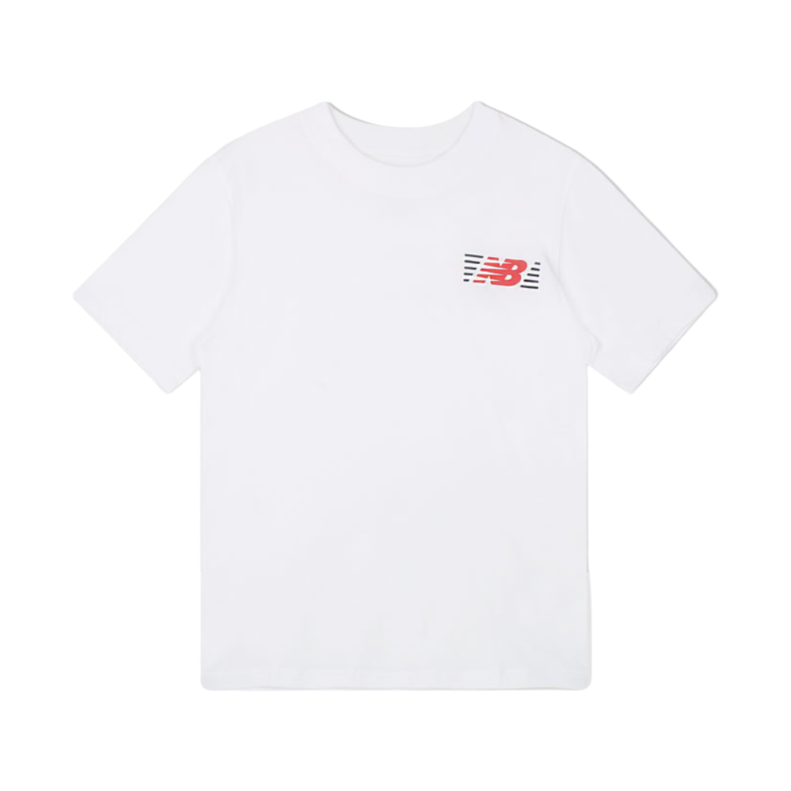 MT6179UMWT New Balance NB Lines Short Sleeve T-Shirt White