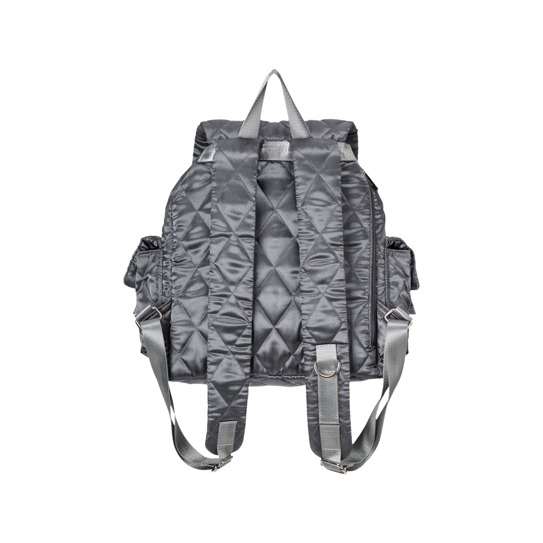 파히섬 글로시 퀼티드 백팩 차콜(Pahisum Glossy Quilted Backpack Charcoal) - 2