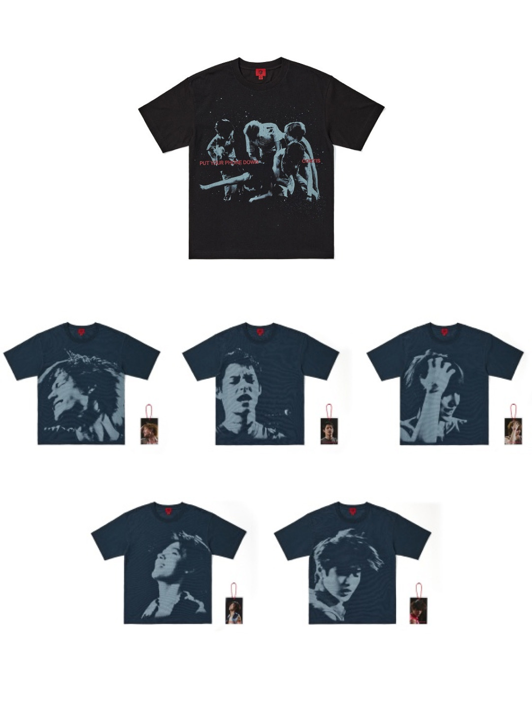 CORTIS 2026 Tour Put Your Phone Down TOUR Ball Cap Black Blue Ver., CORTIS 2026 Tour Put Your Phone Down TOUR Routing T-Shirt & Photo Tag Set ์ฐฉ์ฉ ์คํ์ผ - 2
