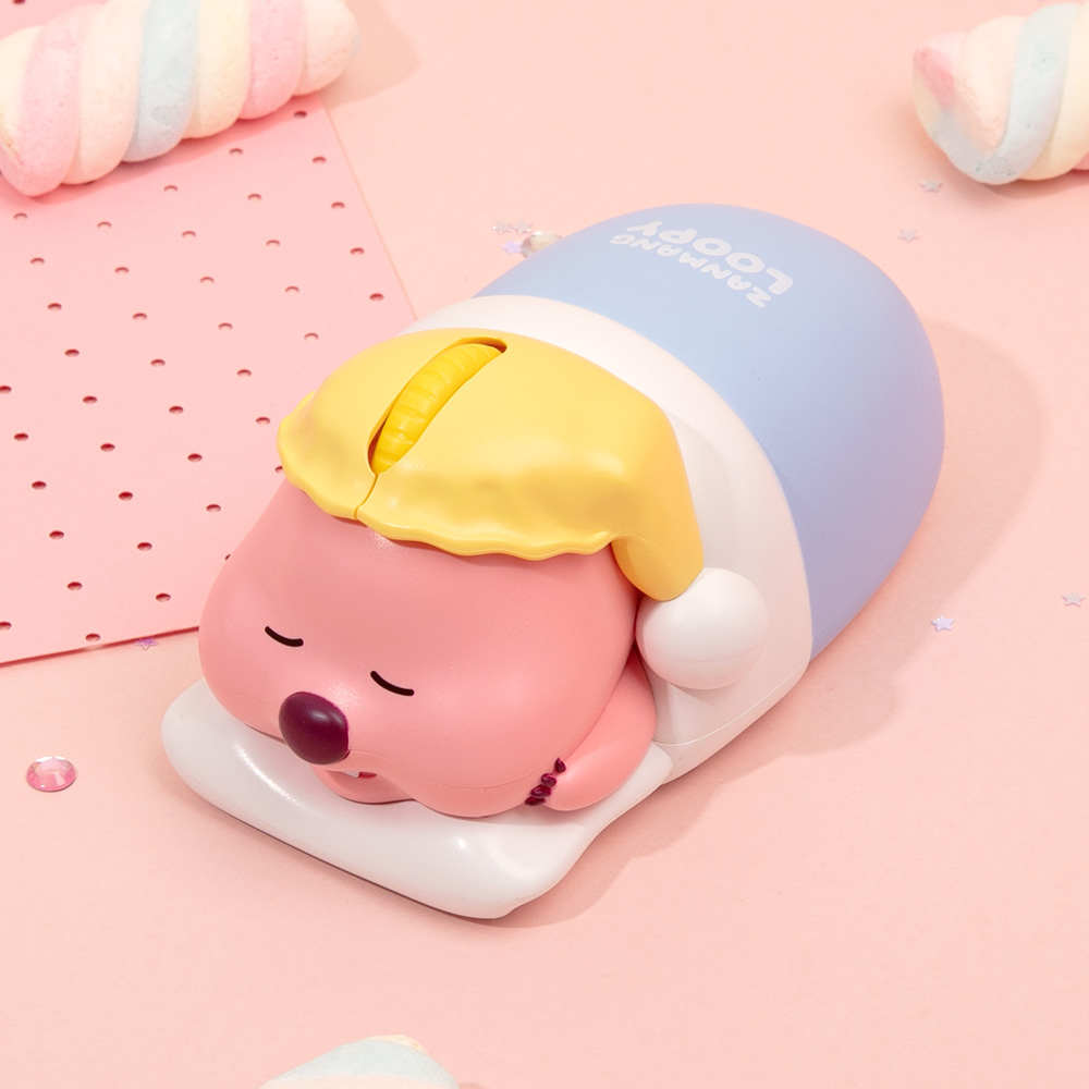 로이체 잔망루피 저소음 멀티페어링 휴대용 블루투스 무선 피규어 마우스(Royche Zanmang Loopy Silent Multi-Pairing Portable Bluetooth Wireless Figure Mouse) - 5