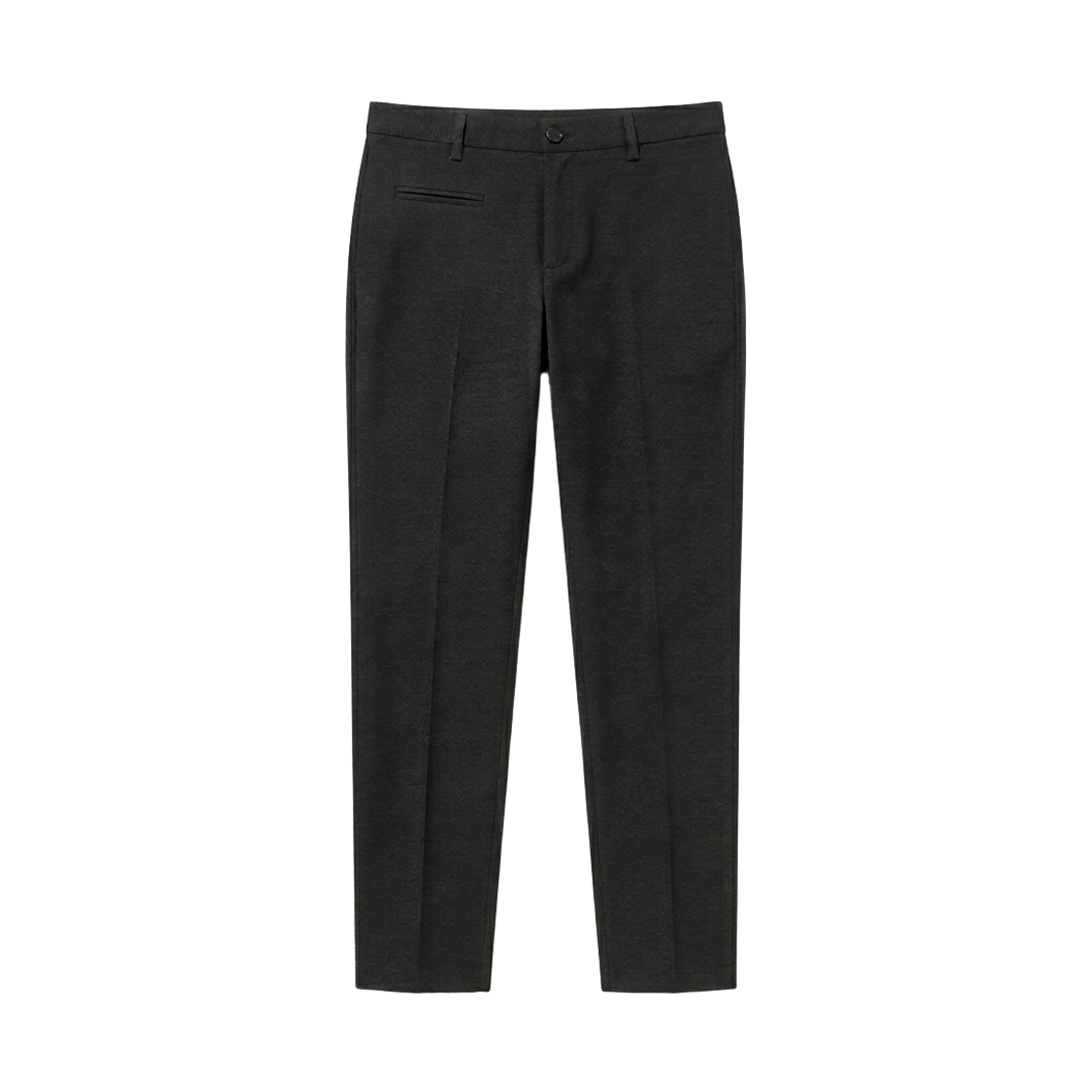 GC8665-8666-블랙 GCLIP Spandex Denim Slacks Pants Black