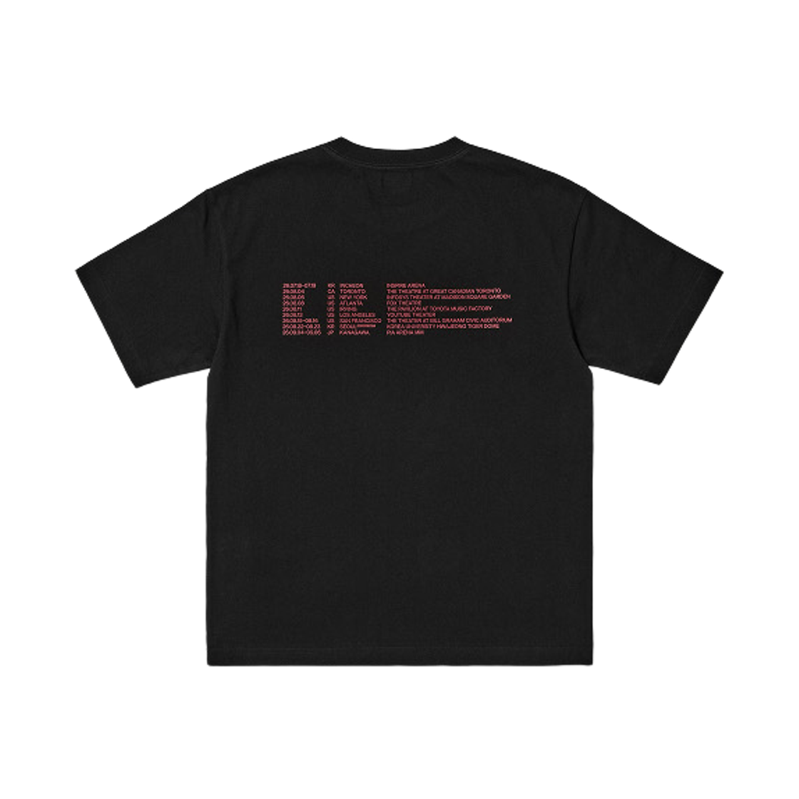 코르티스 2026 투어 풋 유어 폰 다운 라우팅 티셔츠 & 포토 태그 세트(CORTIS 2026 Tour Put Your Phone Down TOUR Routing T-Shirt & Photo Tag Set) - 2