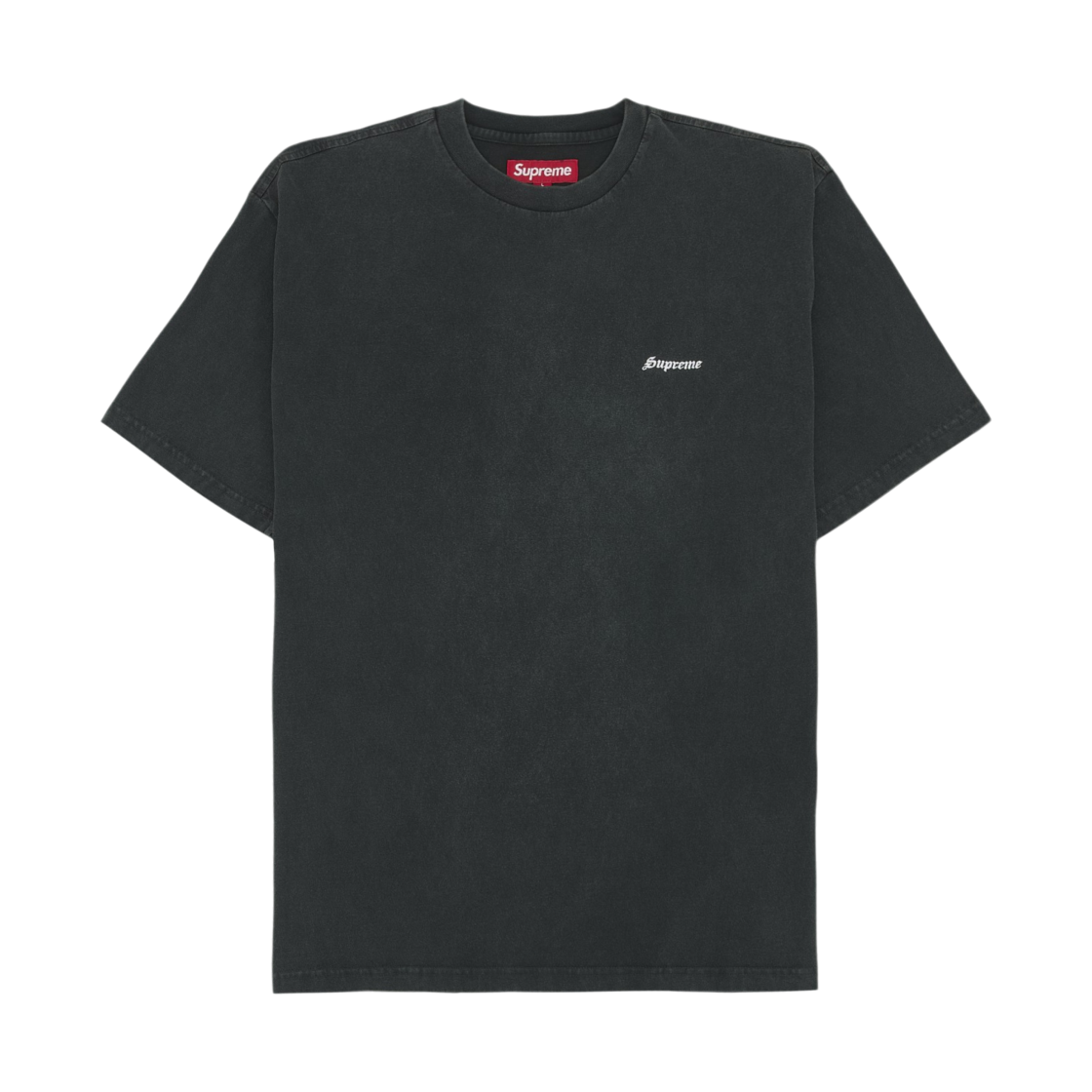 슈프림 워시드 숏슬리브 탑 블랙 - 26SS