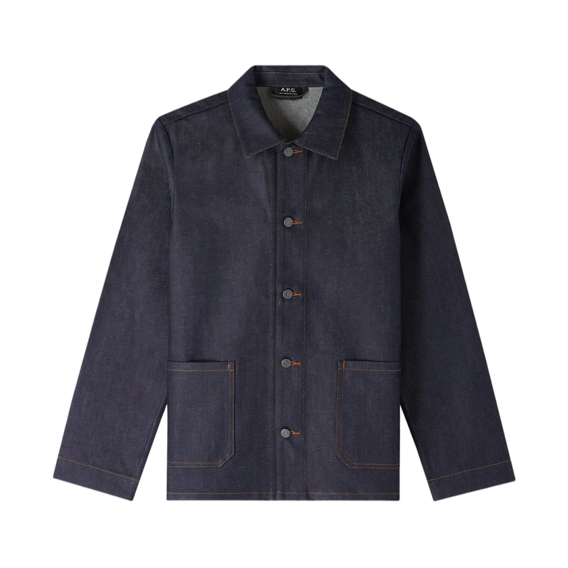 COZZI-H03205-IAI A.P.C. Kerlouan Jacket Indigo