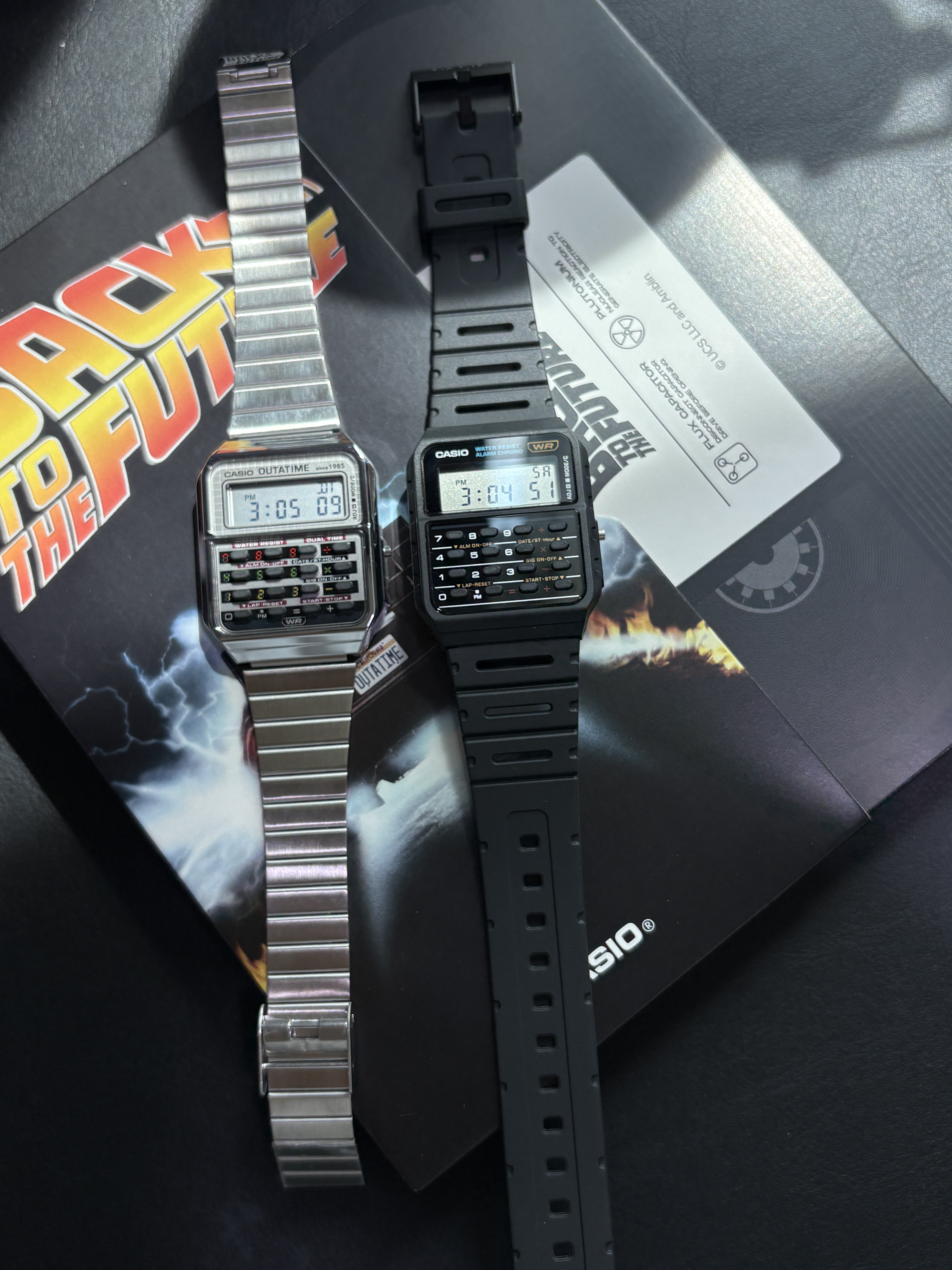 Casio x Back to the Future CA-500WEBF-1A, Casio CA-53W-1 착용 스타일 - 1