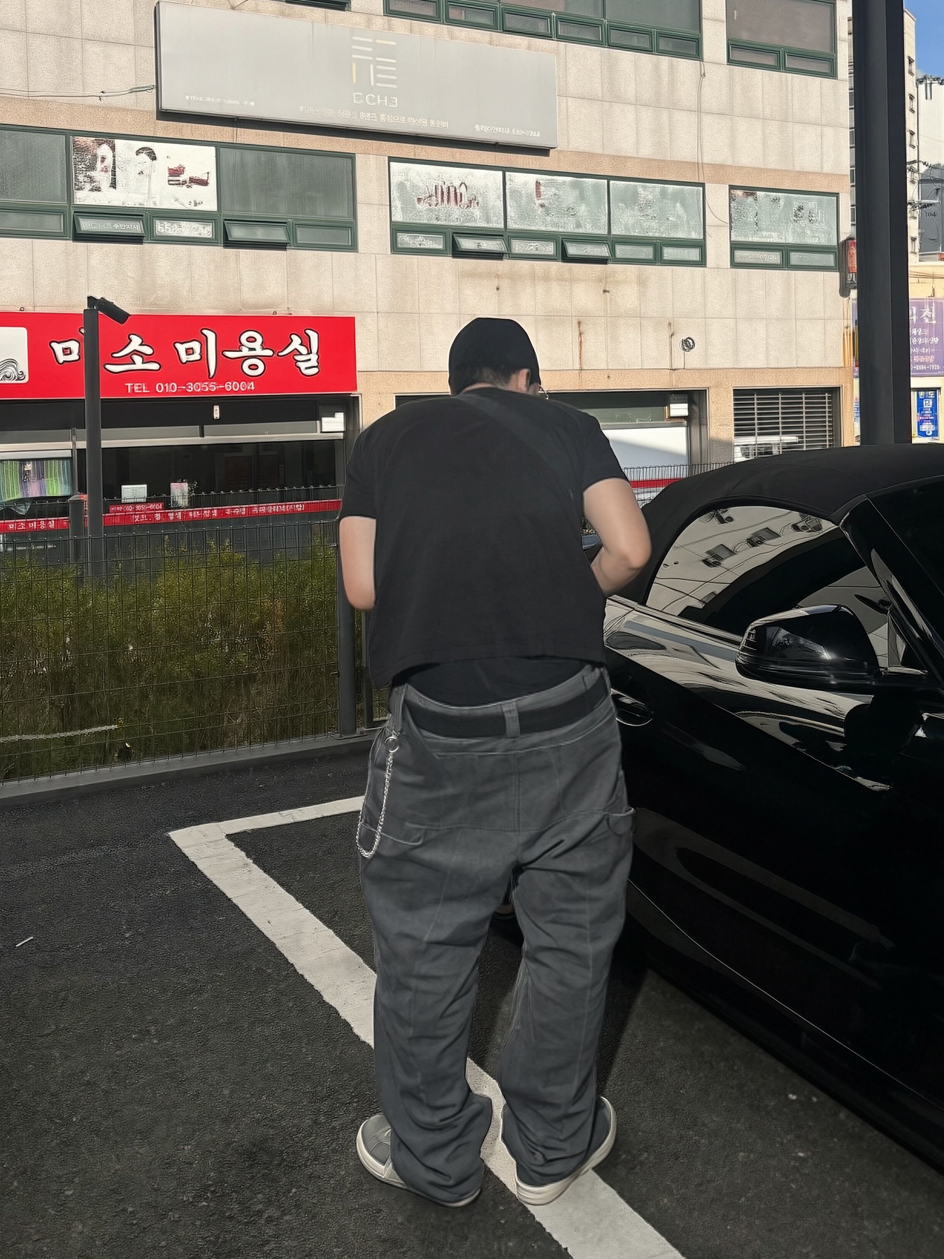 Wapworks Summer Beanie, Rick Owens Vintage Sneaks Black Milk 착용 스타일 - 4