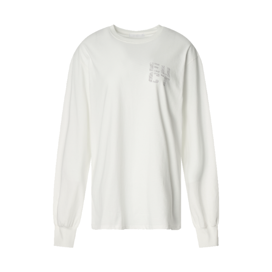 이유씨티 오버핏 심볼 핫픽스 롱슬리브 - 화이트(EUCT Overfit Symbol Hotfix Long Sleeve - White) - 1